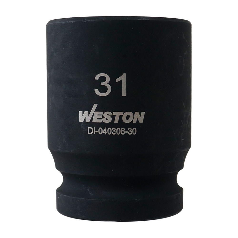 DADO DE IMPACTO CORTO CUADRO 3/4" 6 PUNTAS 31 MM