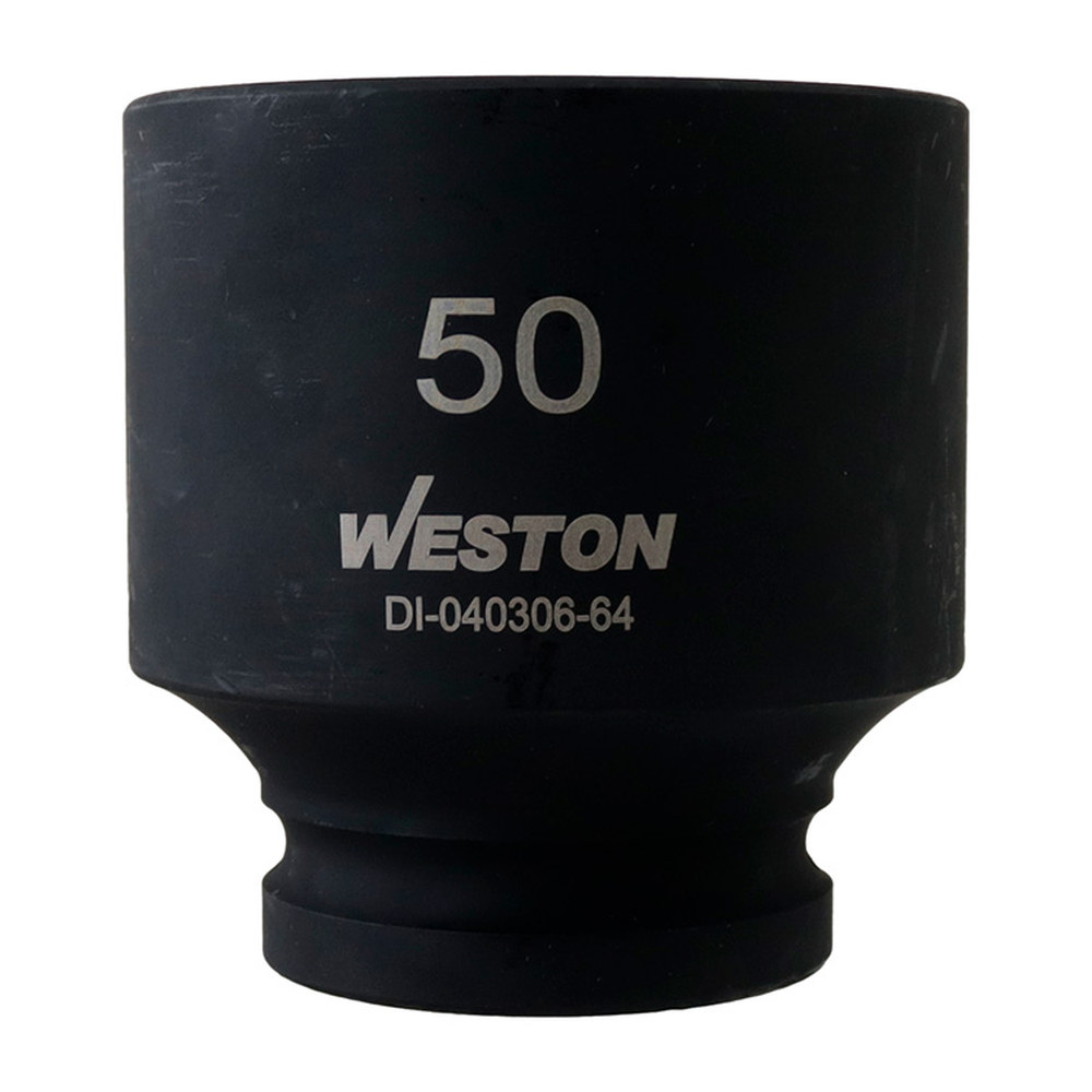 DADO DE IMPACTO CORTO CUADRO 3/4" 6 PUNTAS 50 MM