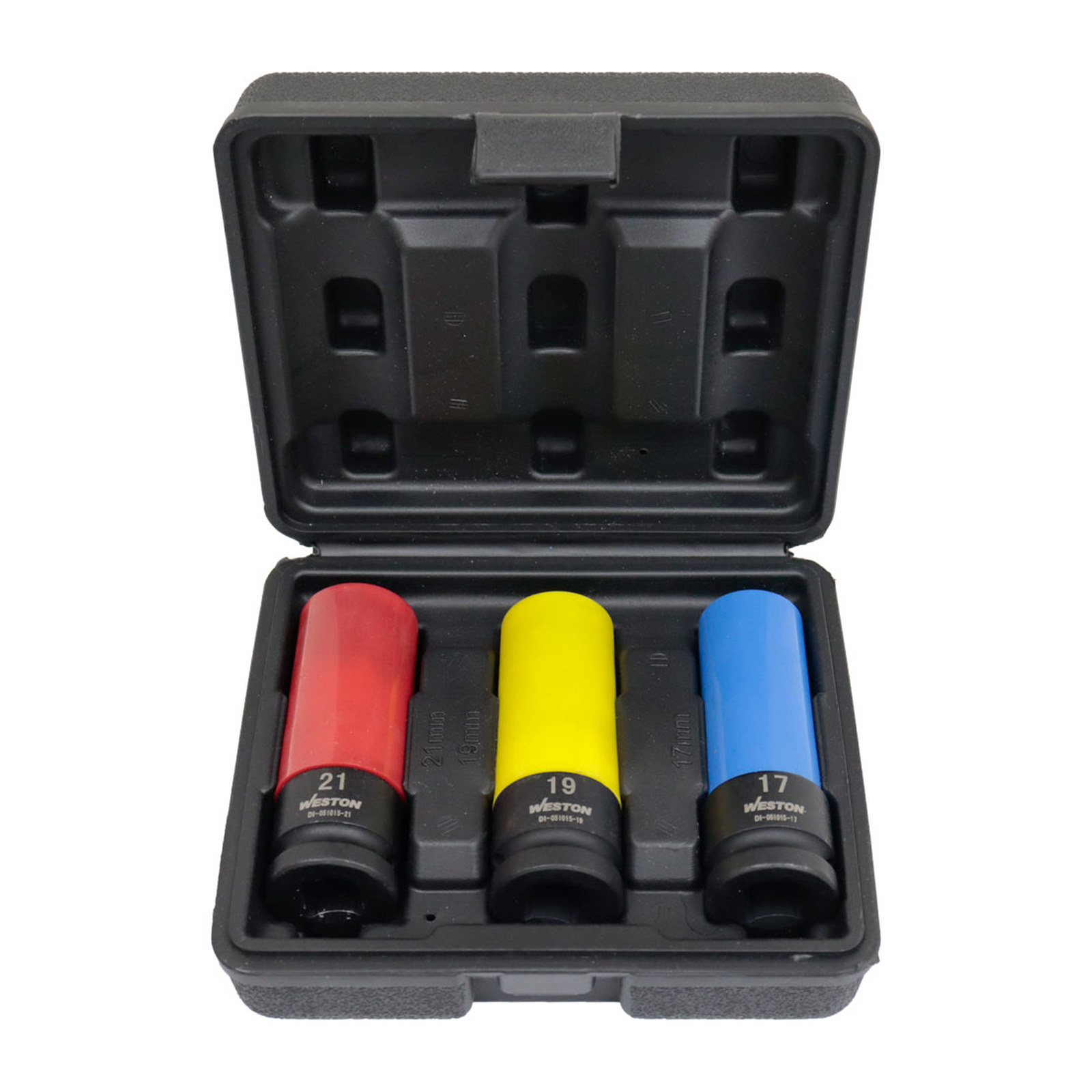 JGO. DE 3 DADOS DE IMPACTO LARGOS CUADRO 1/2" METRIC. - Imagen 2