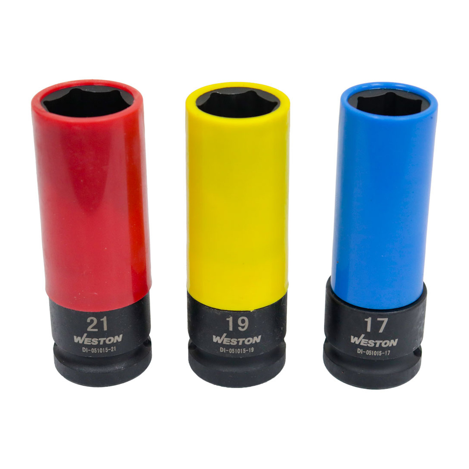 JGO. DE 3 DADOS DE IMPACTO LARGOS CUADRO 1/2" METRIC. - Imagen 3