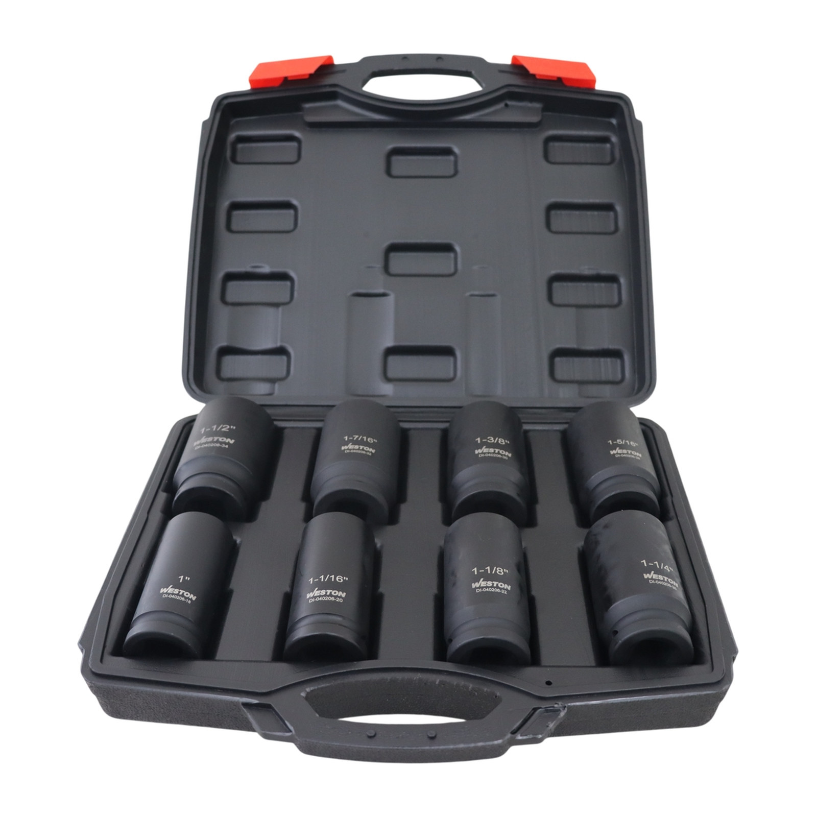 JGO. DE 8 DADOS DE IMPACTO LARGOS CUADRO 3/4" FRACC. - Imagen 2