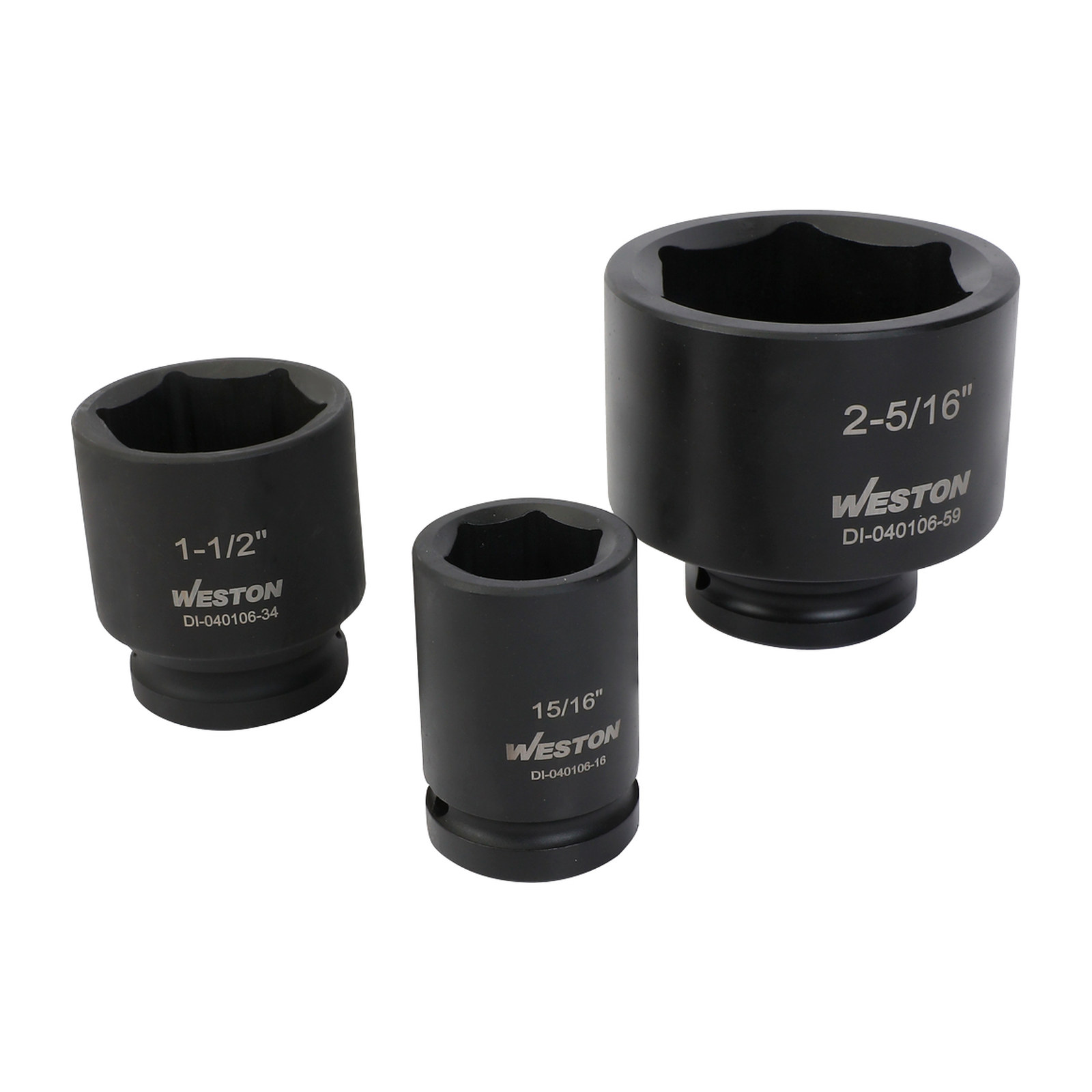 JGO. DE 29 DADOS DE IMPACTO CORTOS CUADRO 3/4" FRACC. - Imagen 2