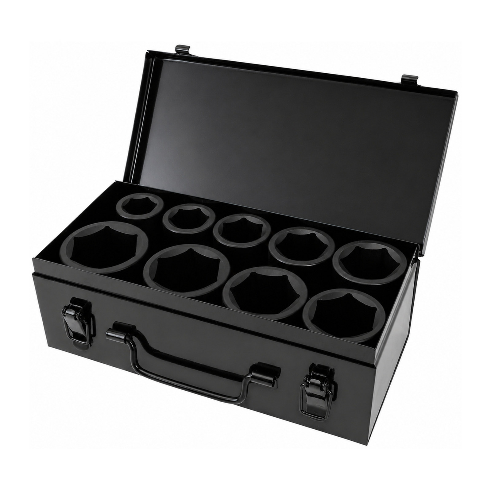 JGO. DE 9 DADOS DE IMPACTO LARGOS CUADRO 1" FRACC.