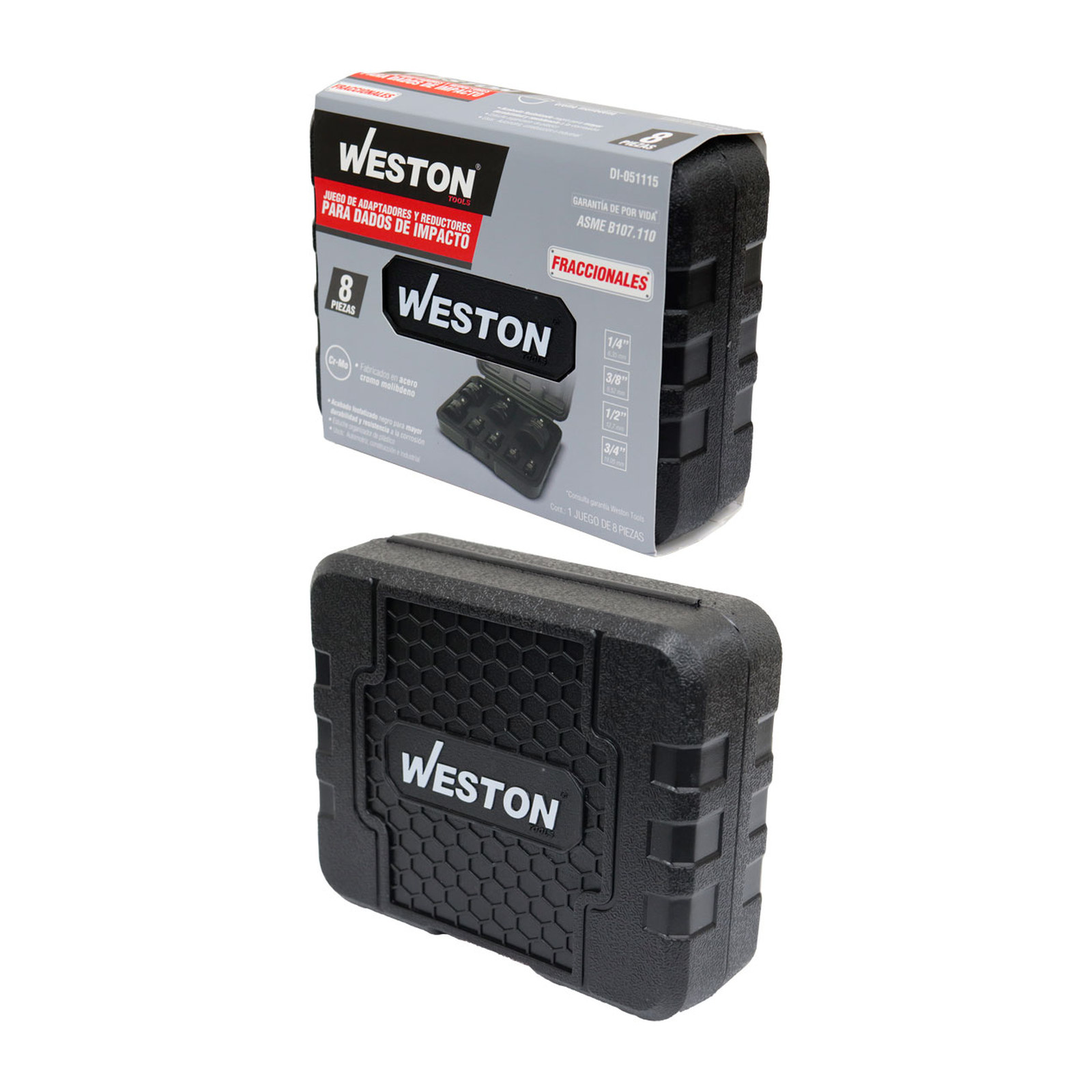 JGO. DE 8 ADAPTADORES Y REDUCTORES PARA DADOS DE IMPACTO - Imagen 4