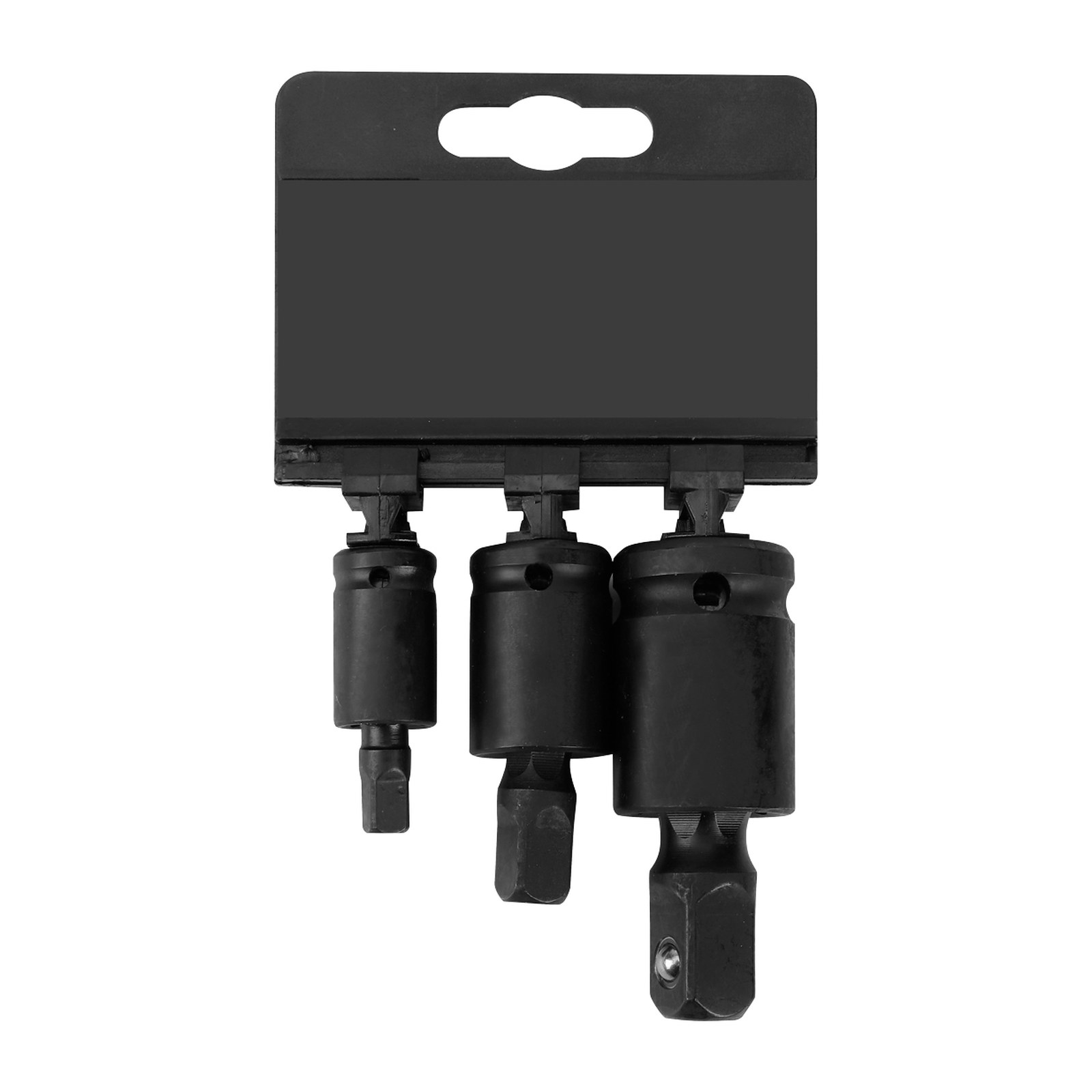 JGO. DE 3 NUDOS UNIVERSALES PARA DADOS DE IMPACTO CUADRO 1/4" 3/8" Y 1/2" - Imagen 2