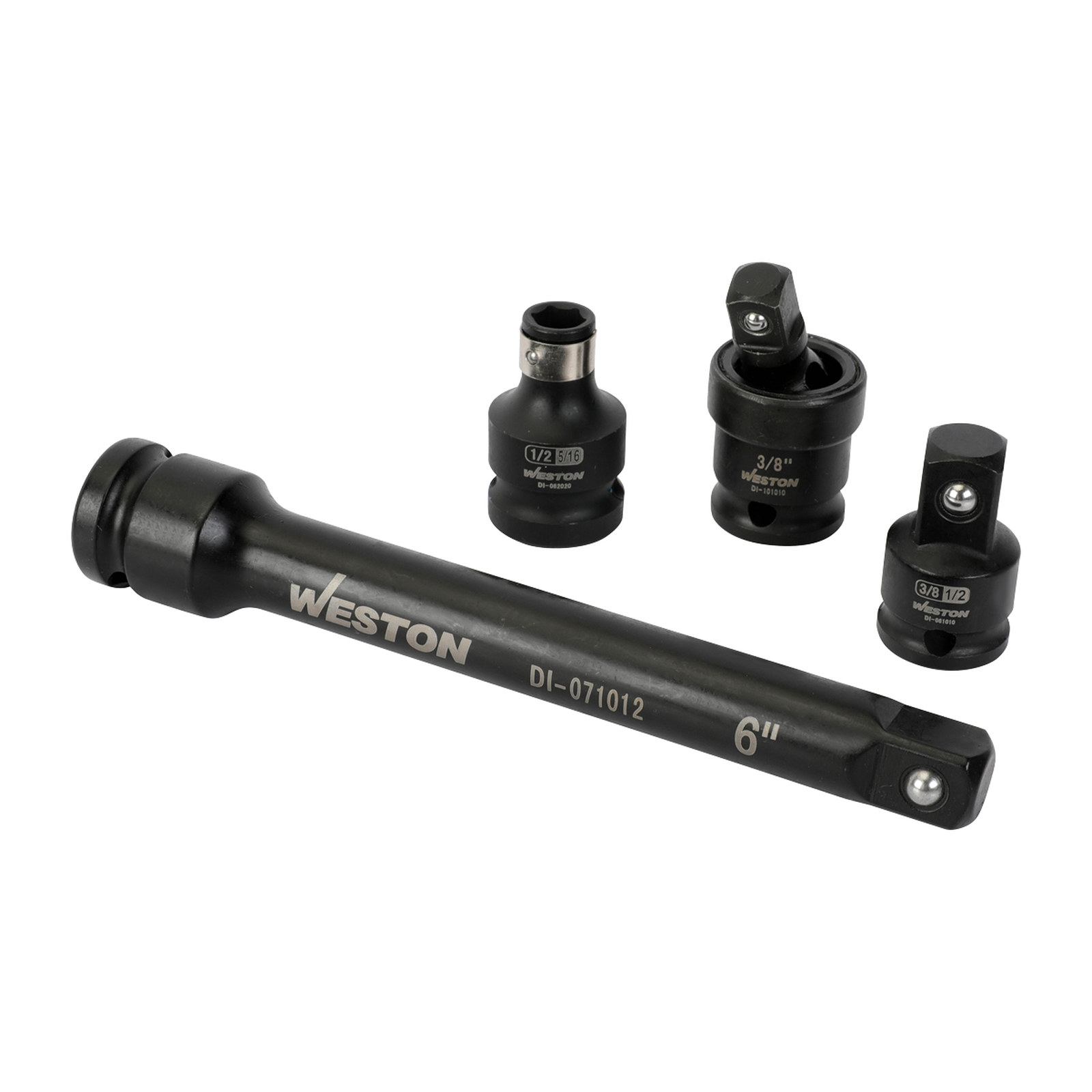JGO. DE 18 ACCESORIOS PARA DADOS DE IMPACTO CUADRO 1/4" 3/8" Y 1/2" - Imagen 2