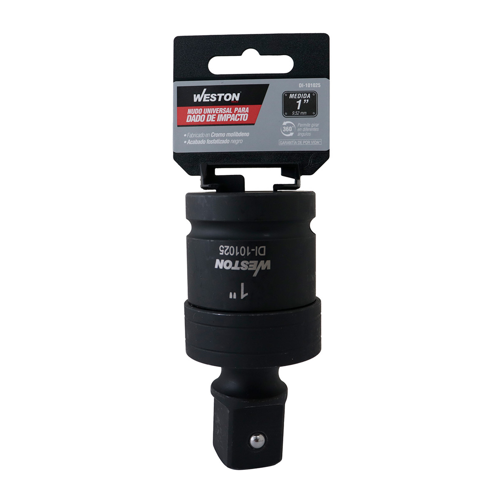 NUDO UNIVERSAL P/DADO DE IMPACTO CUADRO 1/4" - Imagen 3