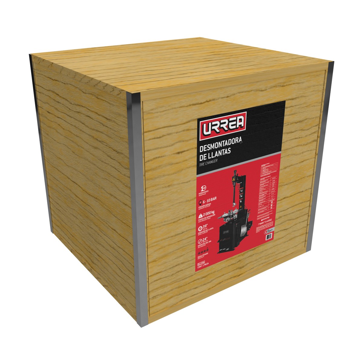 Desmontadora de llantas 1.5 HP para rin 24" Urrea - Imagen 2