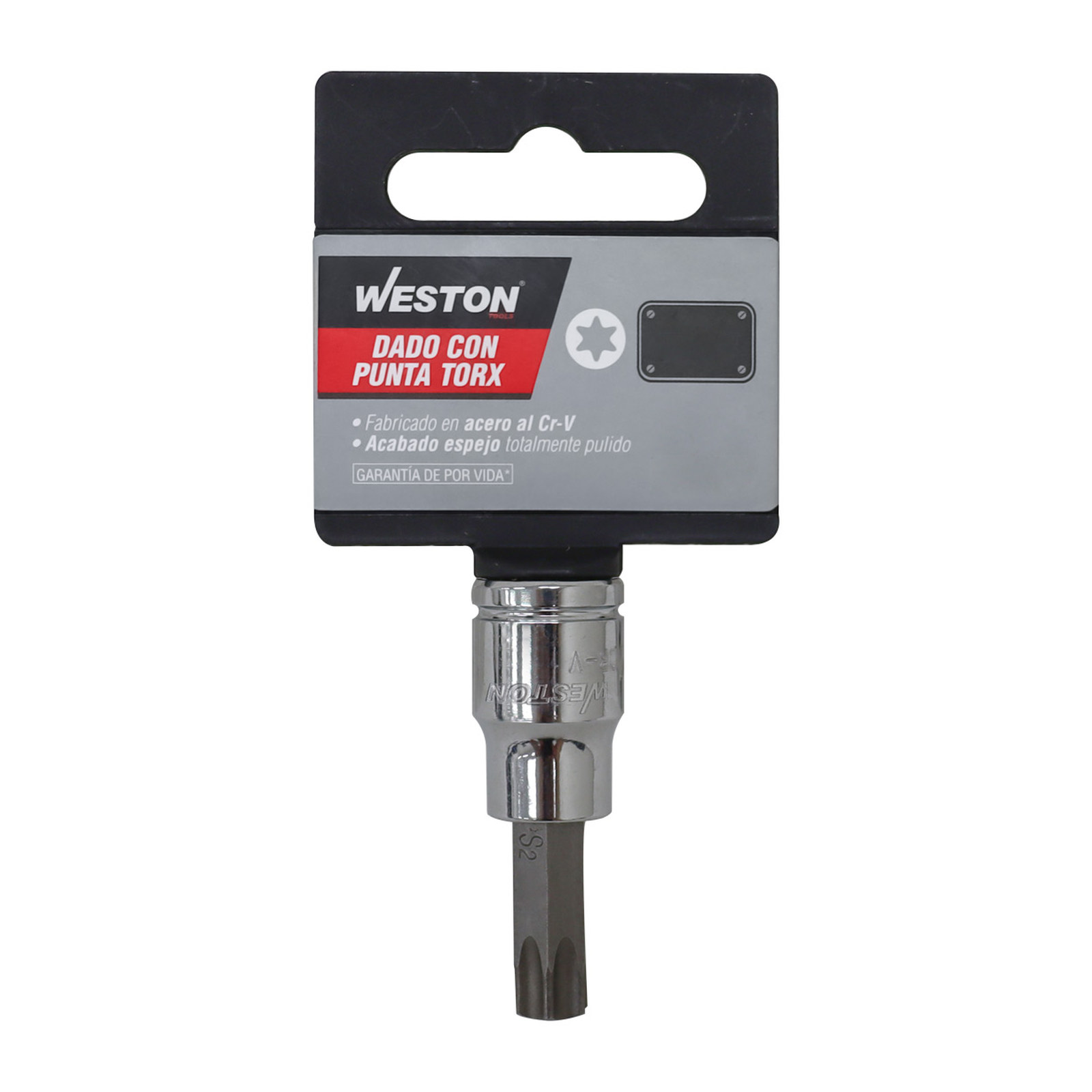 Dado Cuadro 3/8" con Punta Torx T30 Weston
