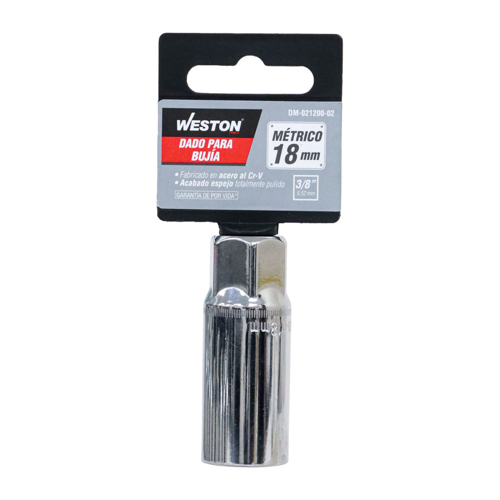 DADO CUADRO 3/8" PARA BUJIA 18MM - Imagen 4
