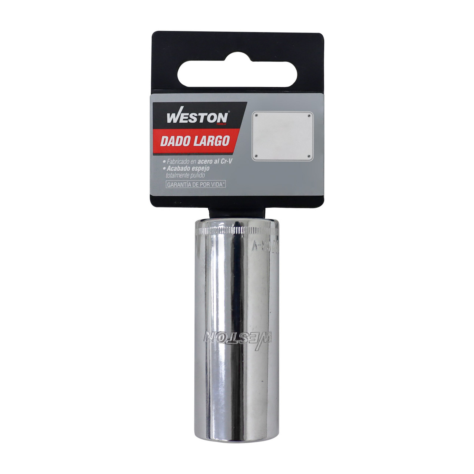 Dado Largo Cuadro 1/2" 6 Puntas 13 mm Weston