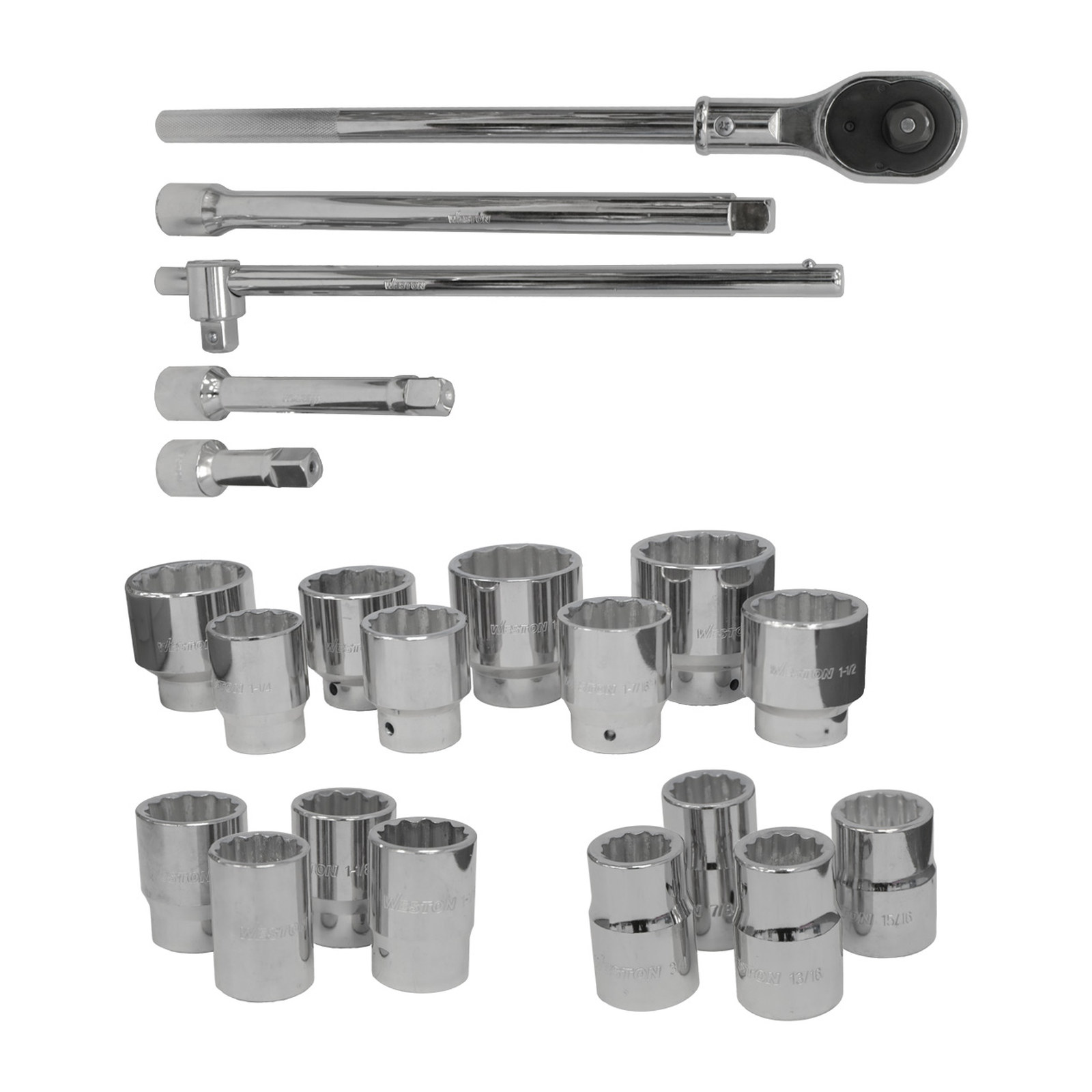 JGO. D/21 DADOS CUADRO 3/4" FRACC. P/MECANICO - Imagen 3