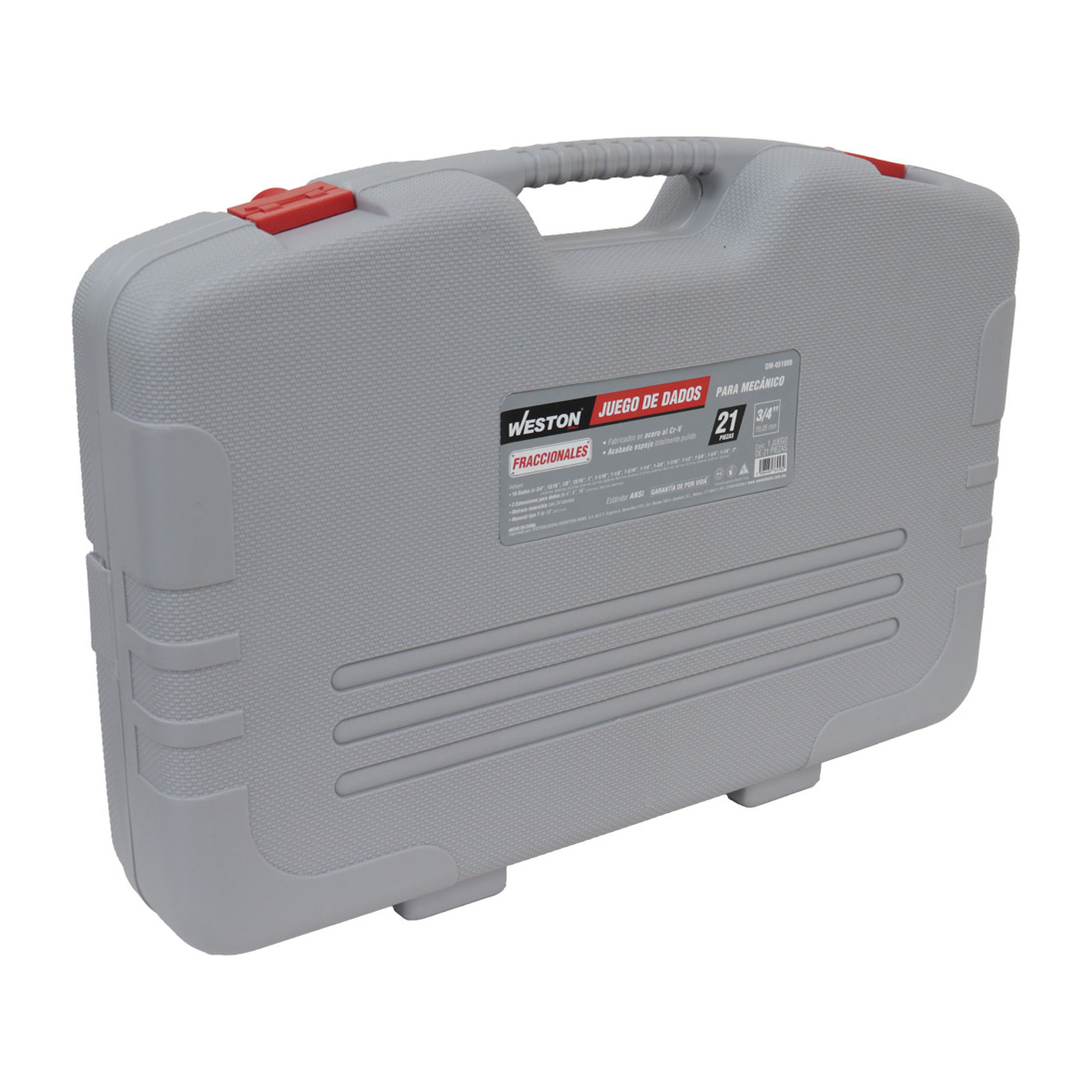 JGO. D/21 DADOS CUADRO 3/4" FRACC. P/MECANICO - Imagen 4
