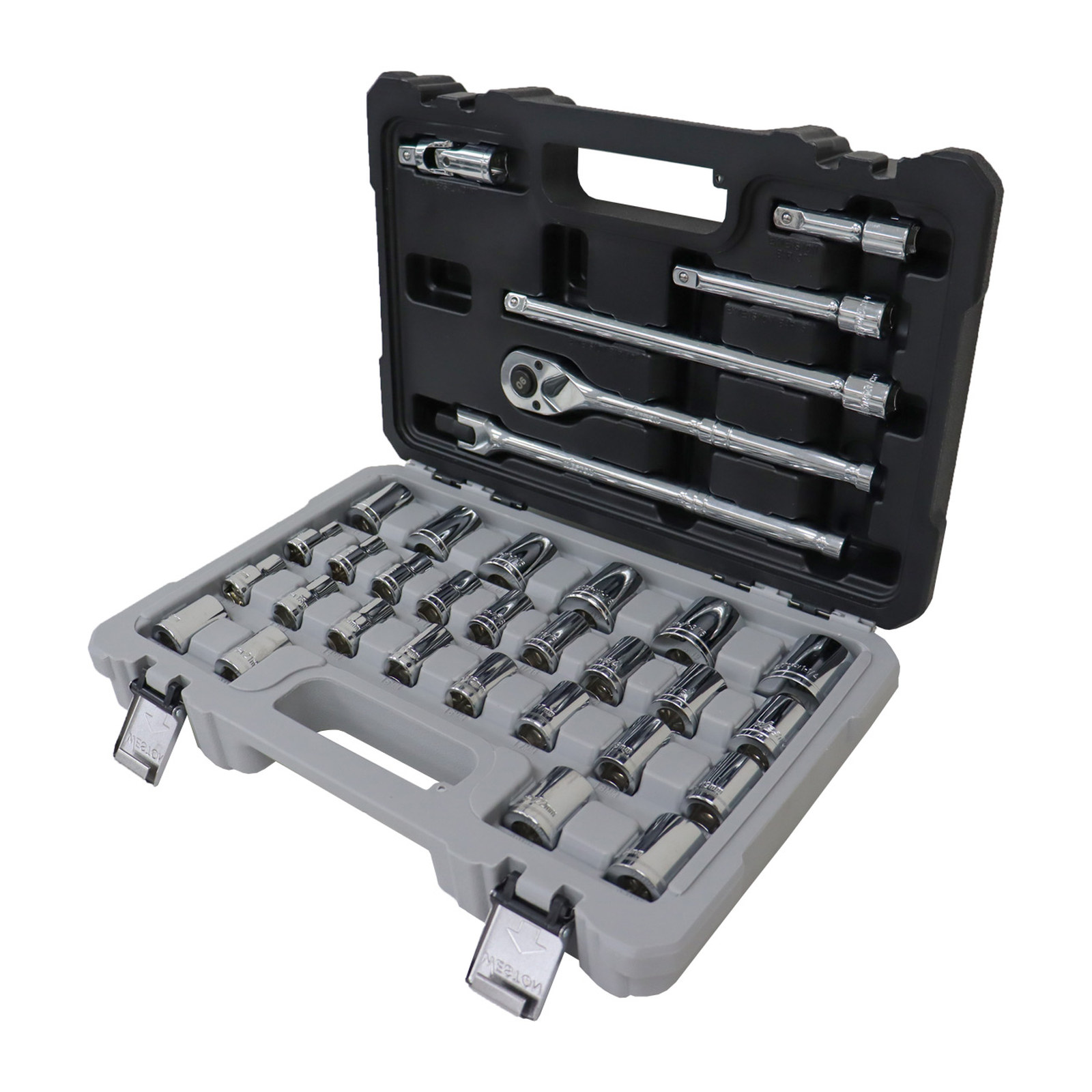JGO. D/33 DADOS CUADRO 1/2" FRACC. Y METRIC. P/MECANICO - Imagen 2