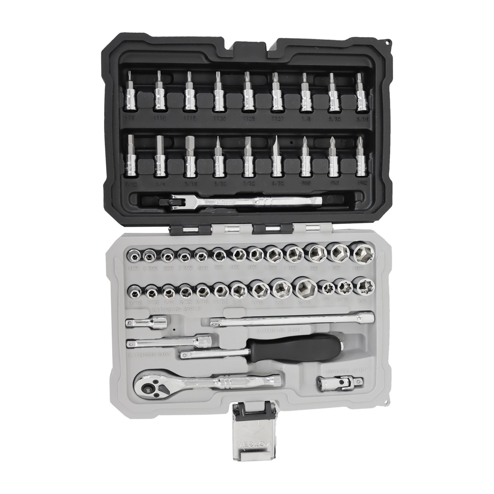 JGO. D/51 DADOS CUADRO 1/4" FRACC. Y METRIC. P/MECANICO - Imagen 3