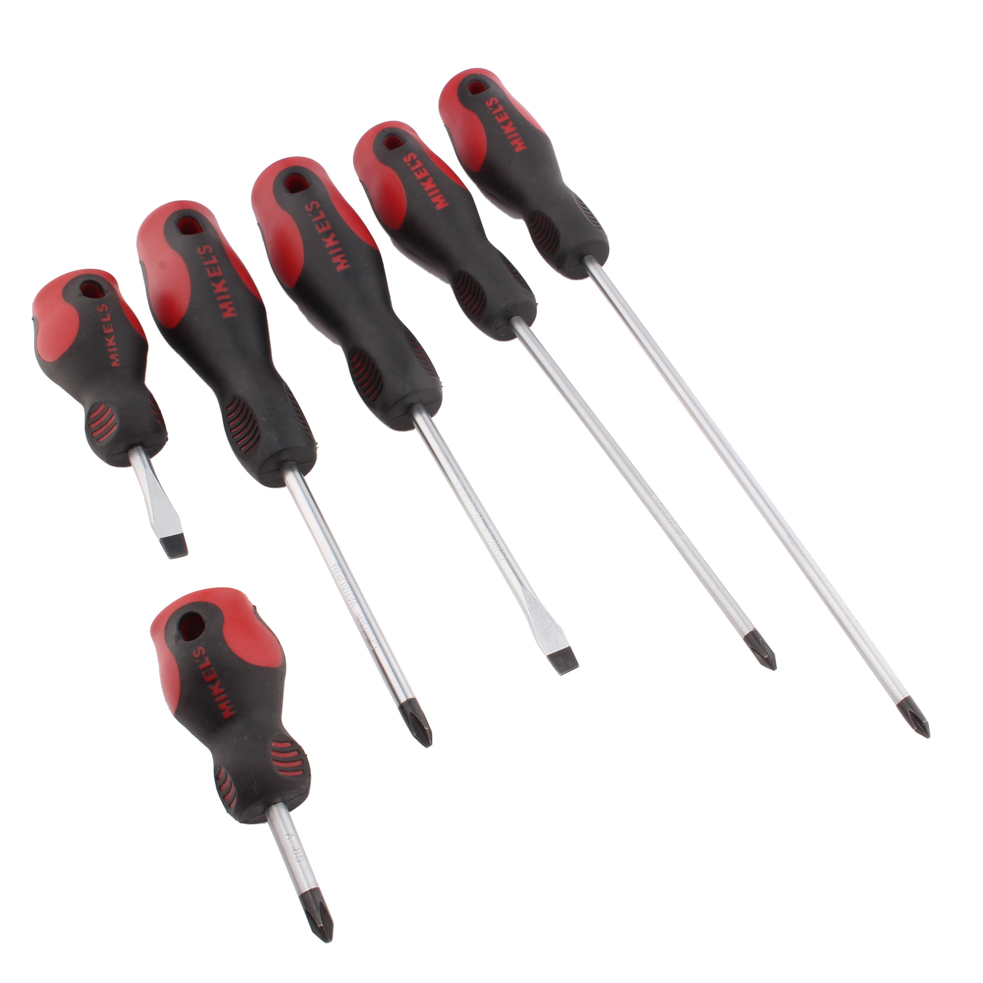 MIKELS DPB-14112 Desarmador plano 1/4” x 1-1/2” cromo vanadio magnetizado - Imagen 4