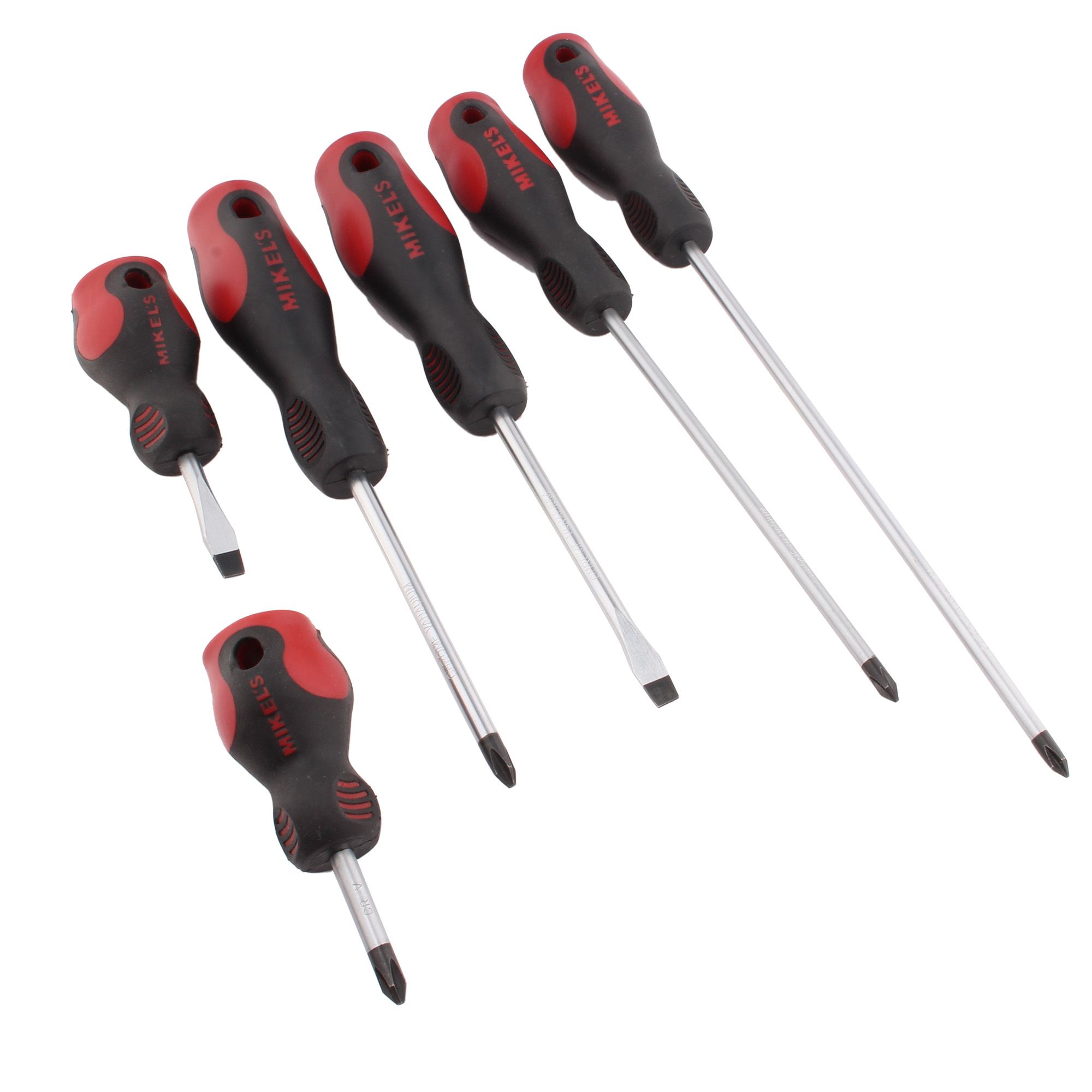 MIKELS DPB-146 Desarmador plano 1/4” x 6” cromo vanadio magnetizado - Imagen 4