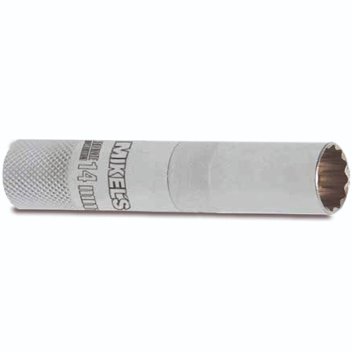 MIKELS DPB-383 Dado para bujías, 12 puntas (3/8" X 14 mm)