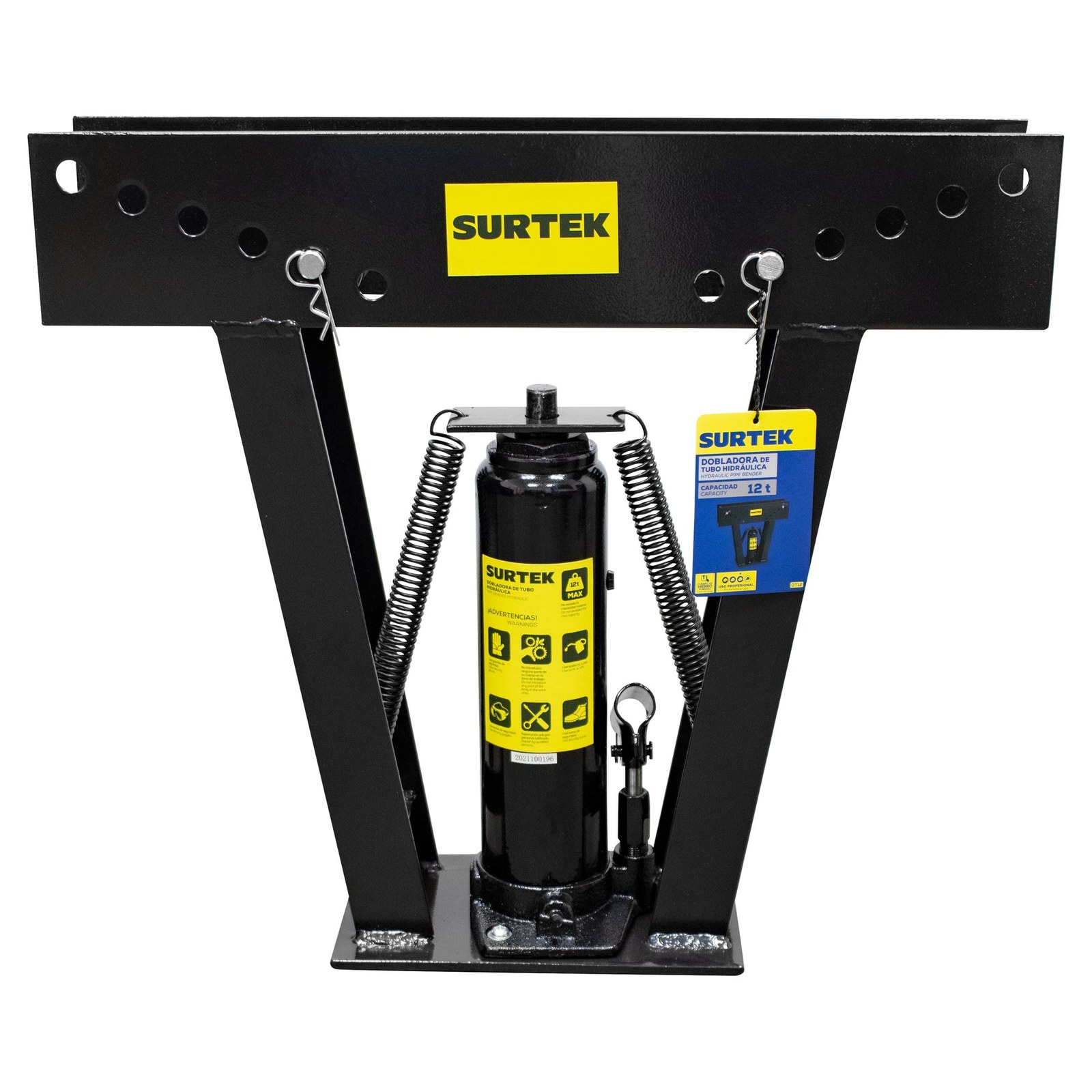Dobladora hidráulica para tubo de 1/2" a 2", 12 ton Surtek - Imagen 3
