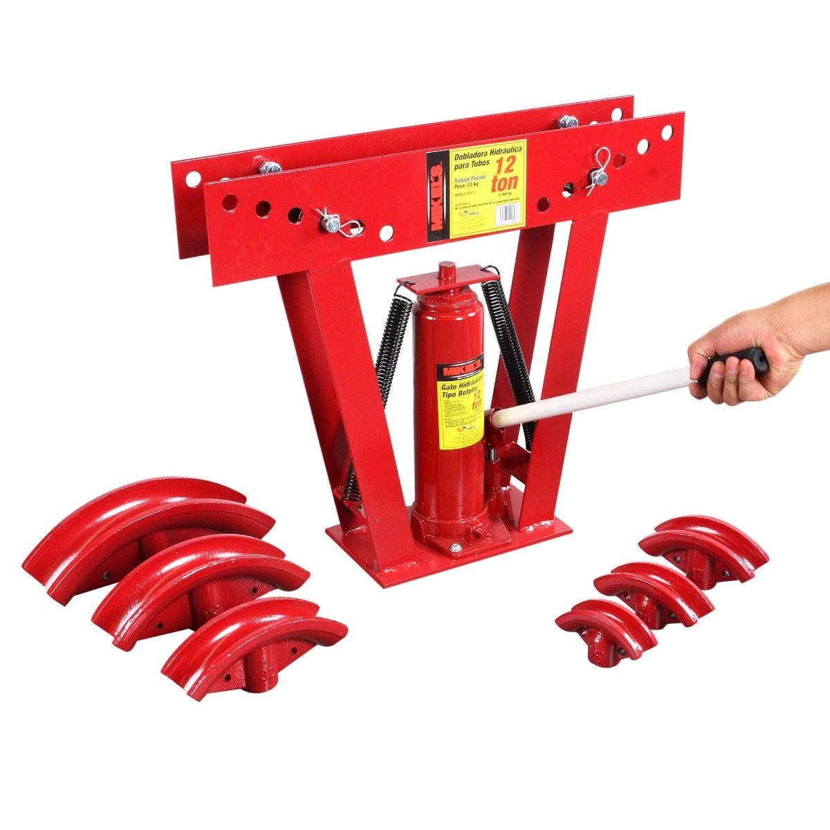 MIKELS DTA-12 Dobladora para tubo hidráulica (12 ton) - Imagen 3