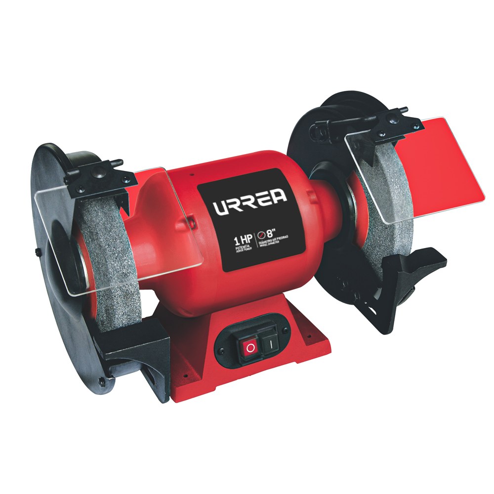 Esmeril de banco 8" 1 HP 750 W 127 V, 3450 RPM Urrea
