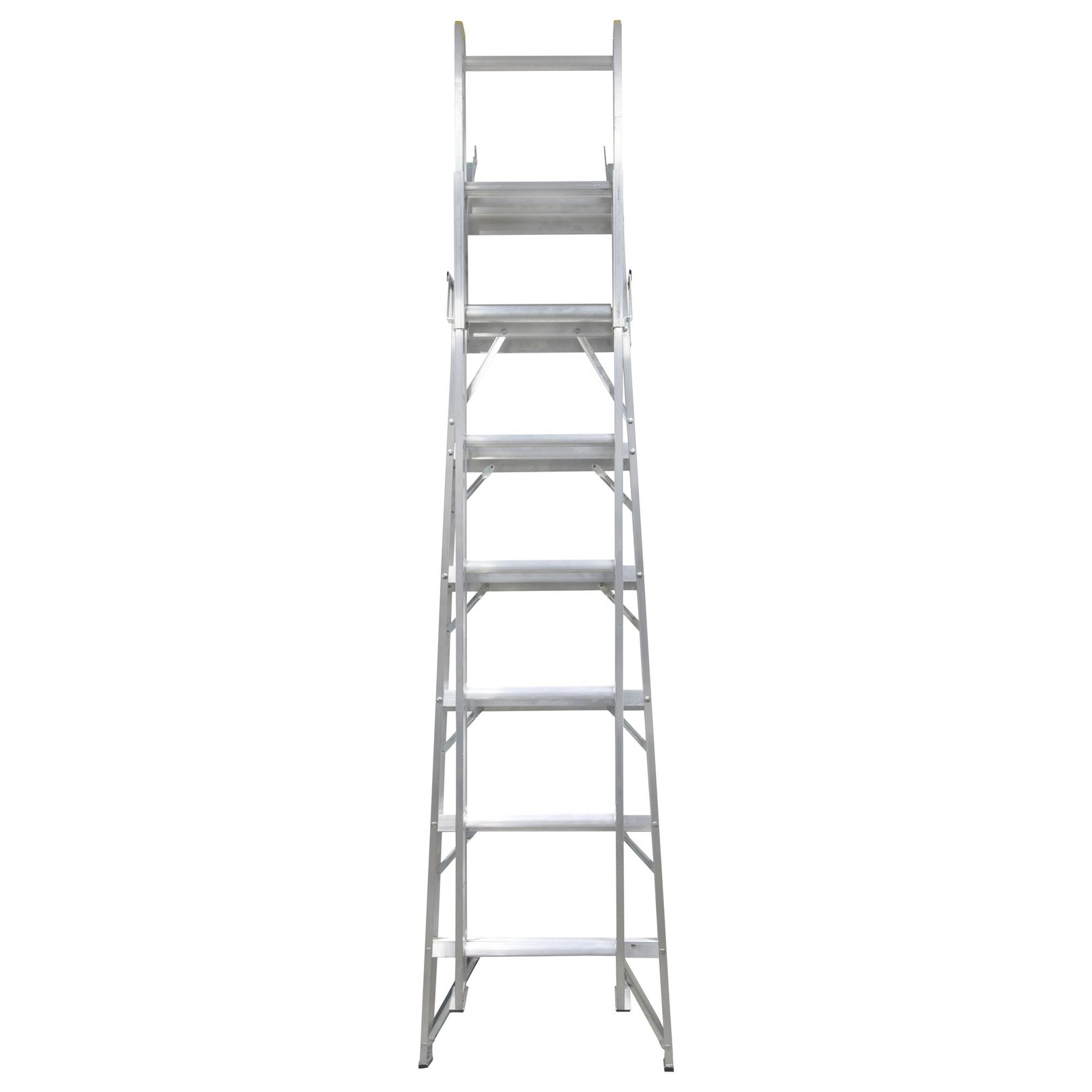Escalera convertible tipo II de aluminio con 15 peldaños Surtek - Imagen 2
