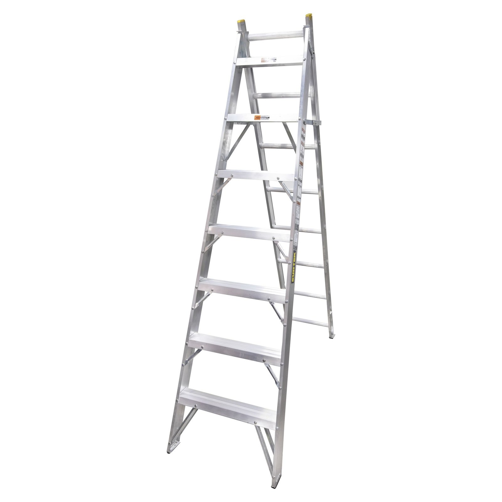 Escalera convertible tipo II de aluminio con 15 peldaños Surtek - Imagen 4