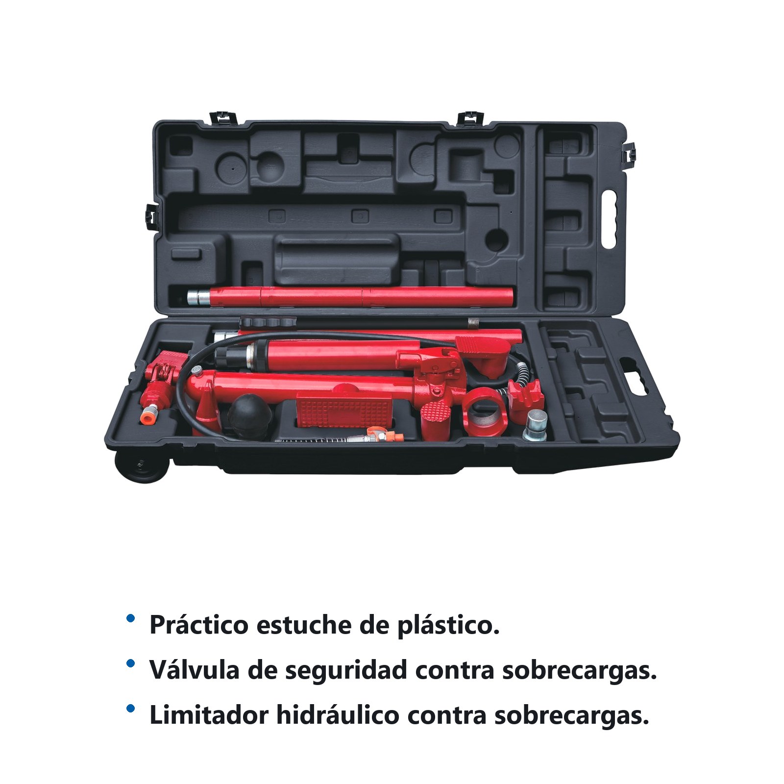 Equipo hidráulico para carrocero 10 toneladas, 14 piezas Urrea - Imagen 2
