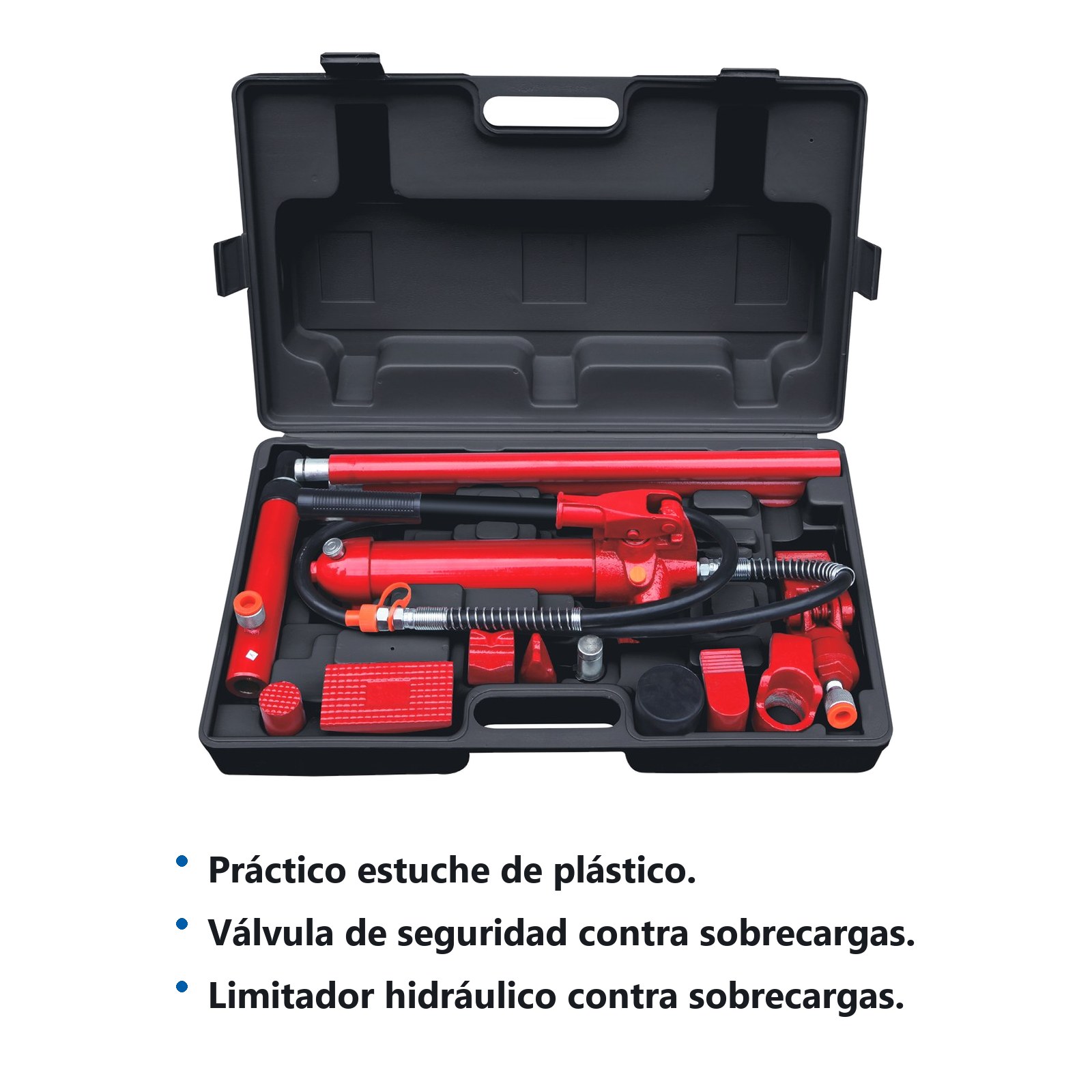Equipo hidráulico para carrocero 4 toneladas, 14 piezas Urrea - Imagen 2