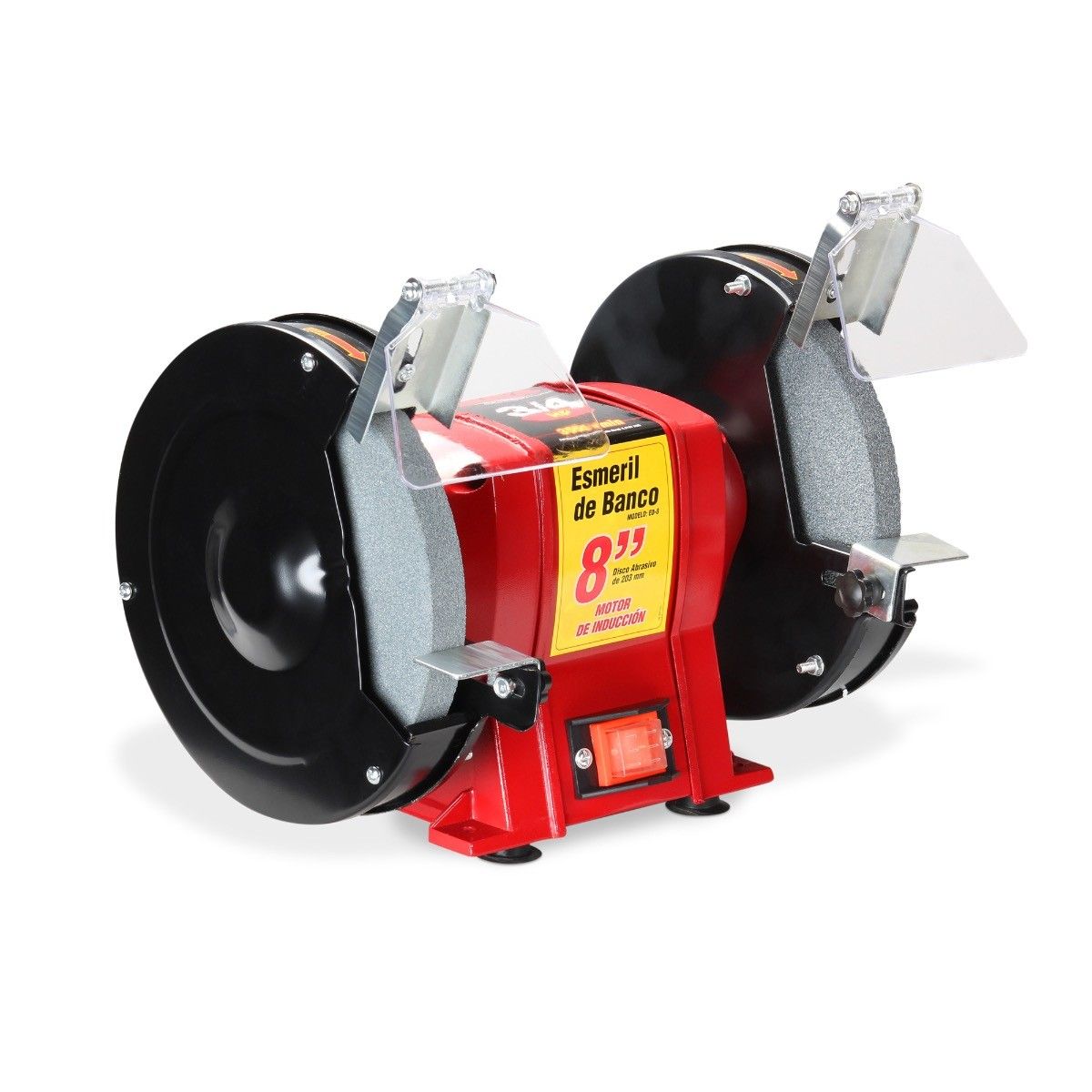 MIKELS ED-8 Esmeril de Banco 8” (3/4 HP, 400 W, 3.450 RPM)