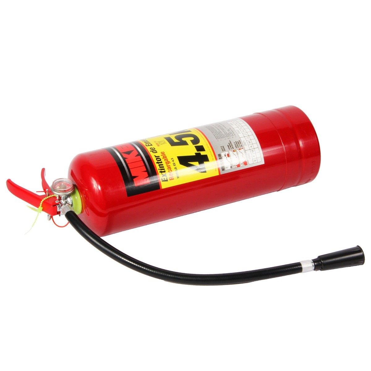 MIKELS EE-4.5 Extintor de emergencia recargable (4.5 kgs) - Imagen 3