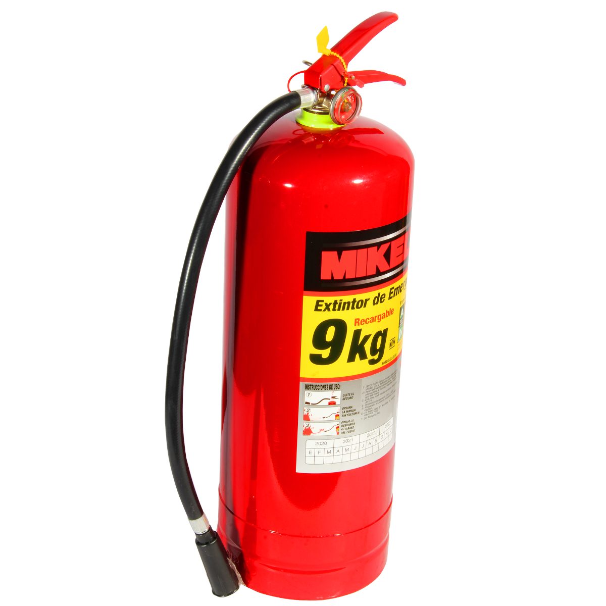 MIKELS EE-9 Extintor de emergencia recargable  (9 kgs) - Imagen 2