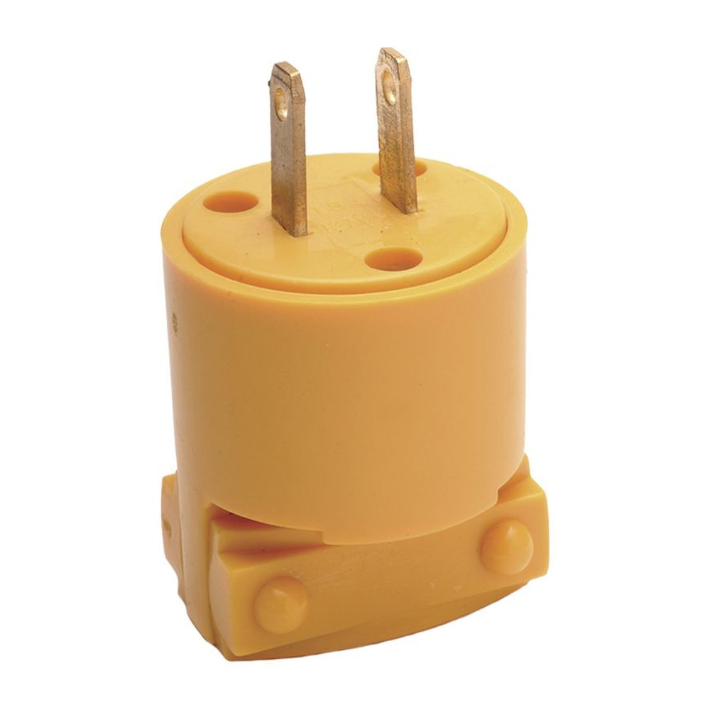 Clavija Plástica Polarizada con Abrazadera 15A 127V ARGOS