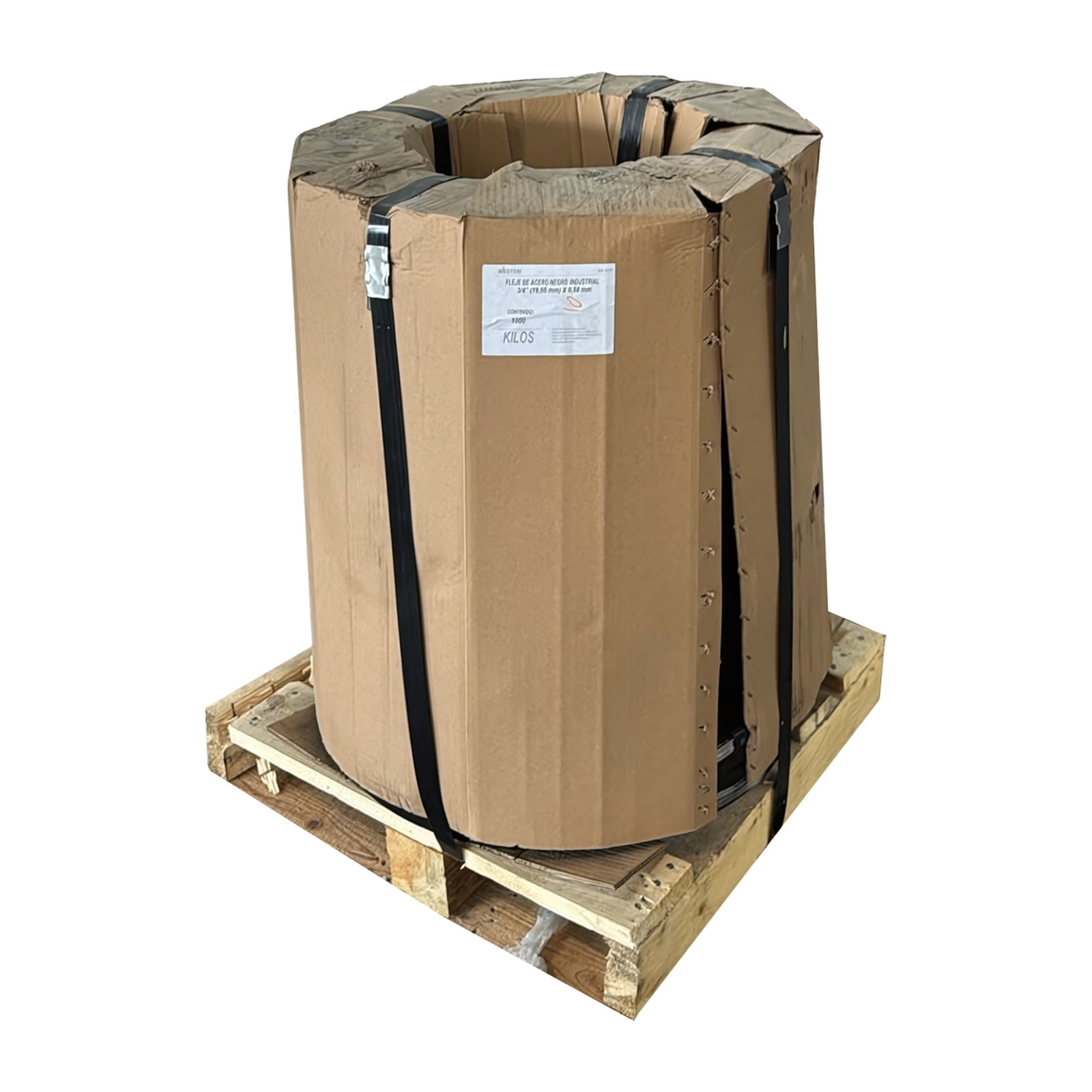 FLEJE DE ACERO NEGRO INDUSTRIAL 5/8" X 0.023" X 315 m PAVONADO APROX. ROLLO DE 23KG - Imagen 3