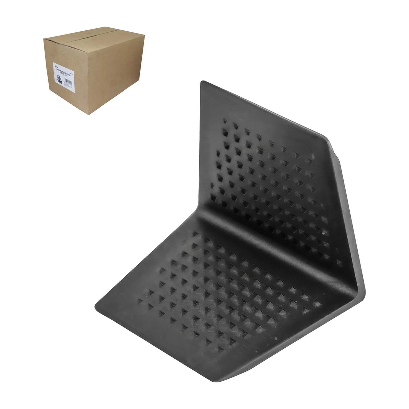 ESQUINERO PROTECTOR DE FLEJE 1/2" (Precio x caja C/1000 piezas)