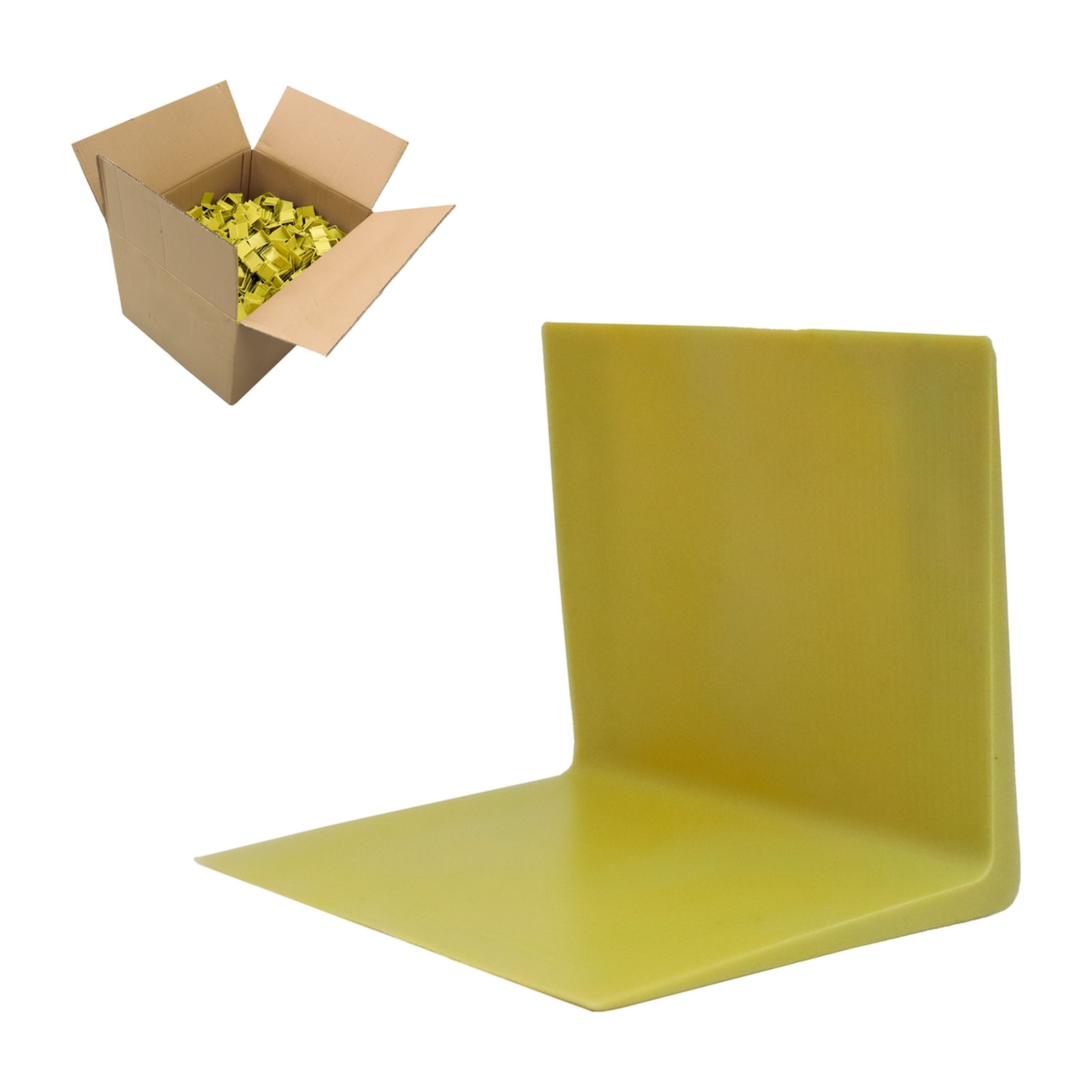 ESQUINERO PROTECTOR DE FLEJE 1-1/4" (Precio x caja C/1500 piezas)