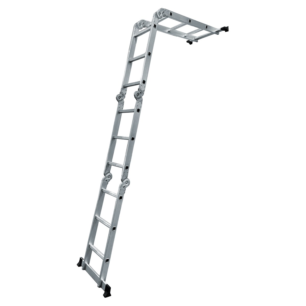 Escalera multiposiciones tipo III de aluminio con 12 peldaños Surtek - Imagen 4