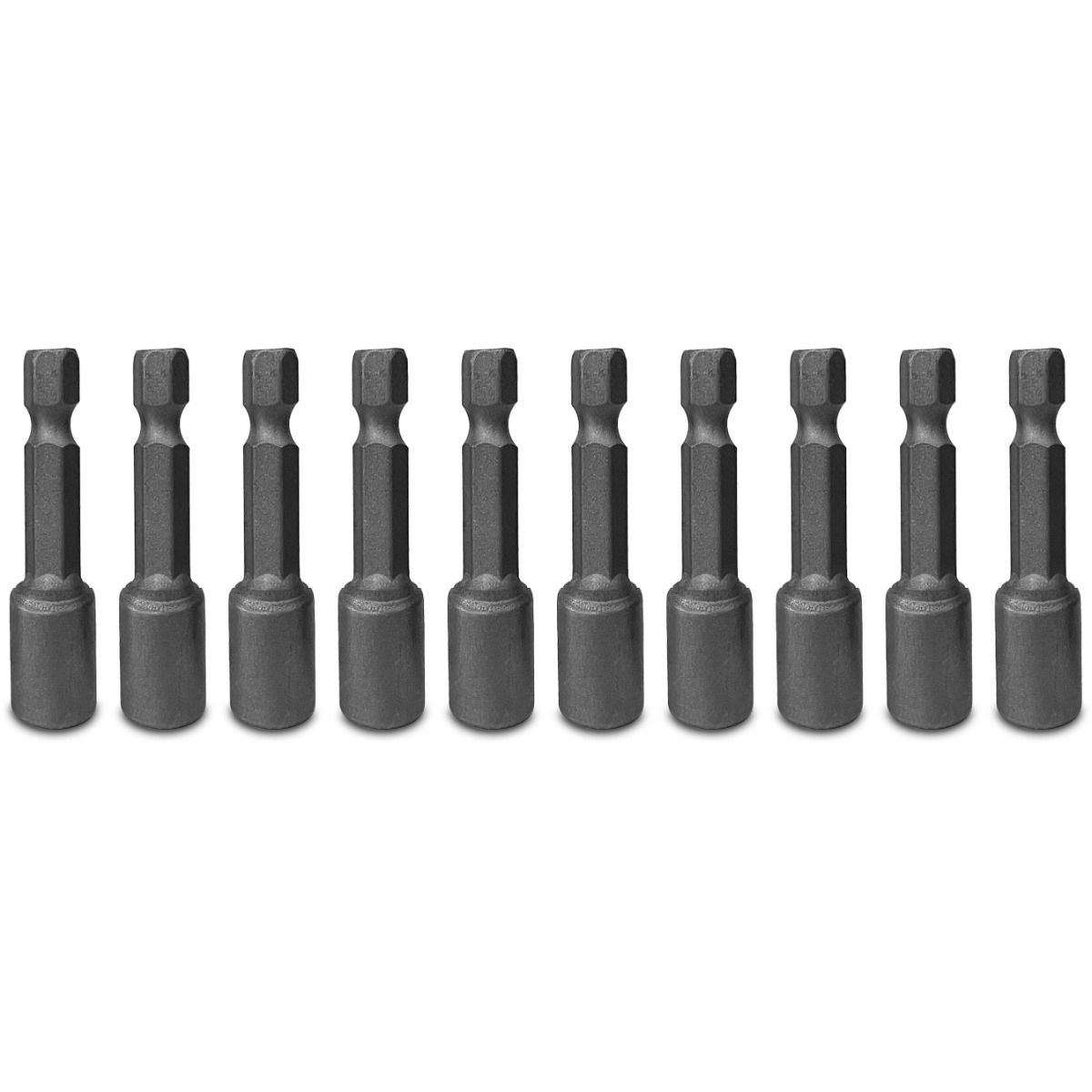 MIKELS EMT-142 Extension Magnetica De 2" Para Tuercas 1/4" 10 Piezas
