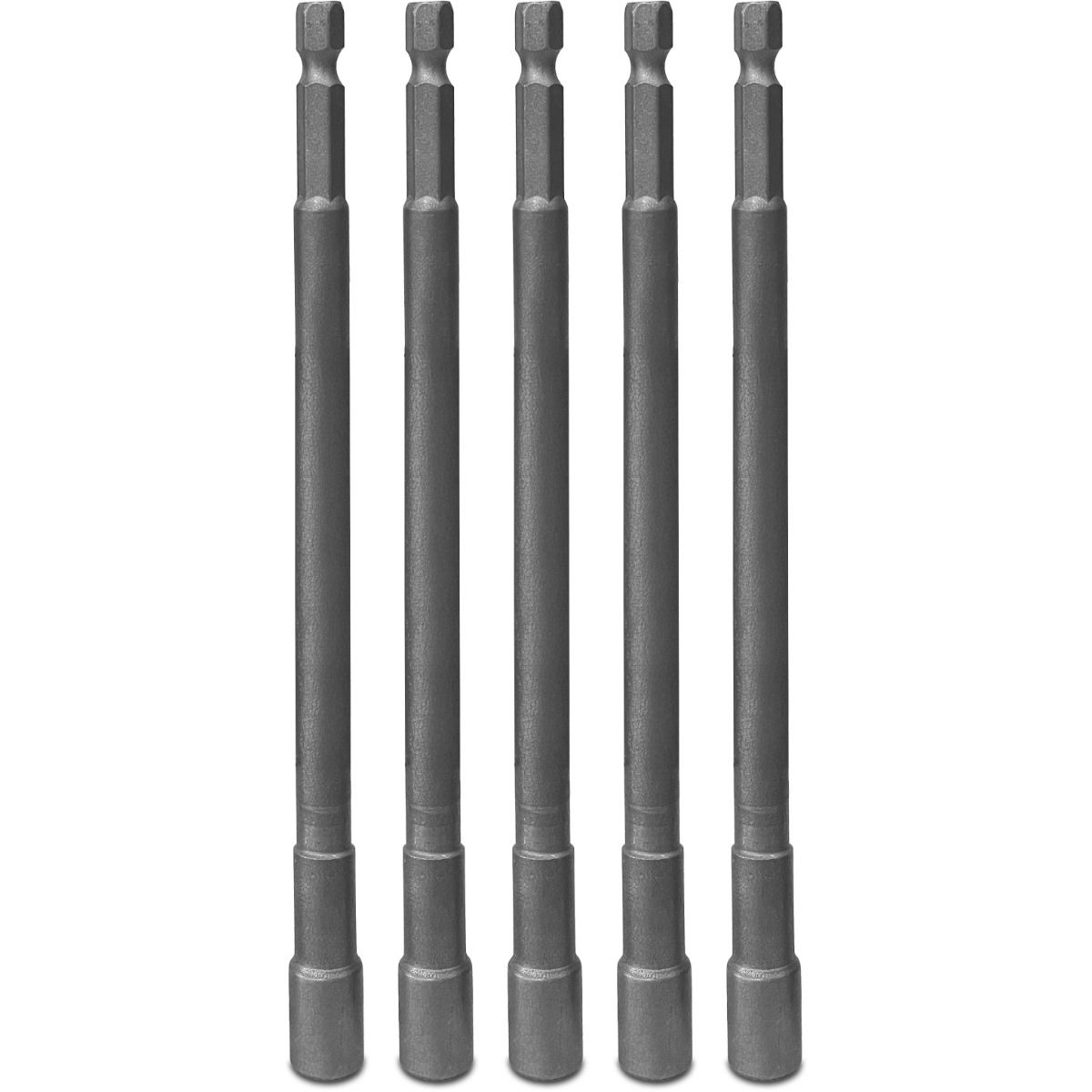 MIKELS EMT-146 Extension Magnetica De 6" Para Tuercas 1/4" 5 Piezas