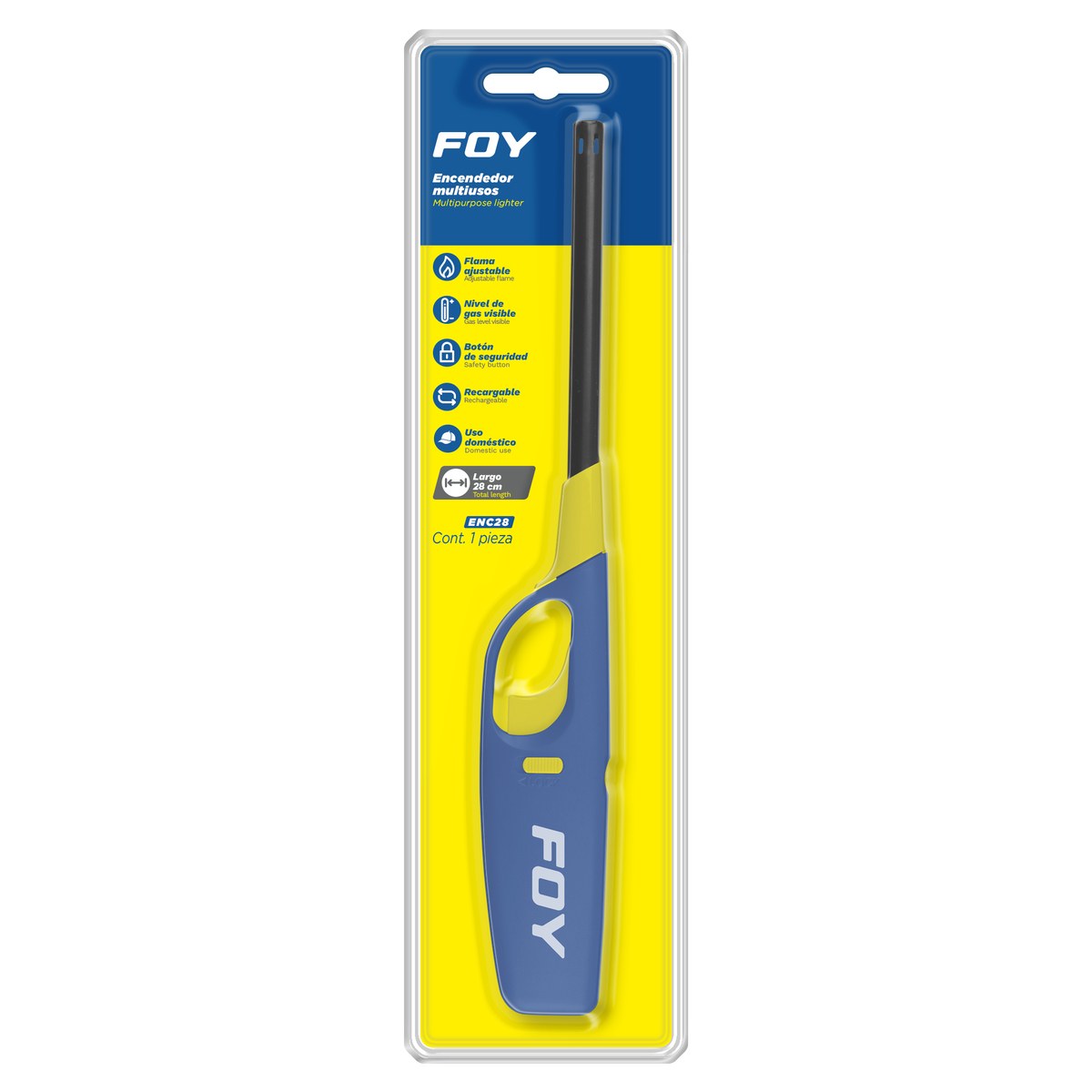 Encendedor recargable para cocina, 28 cm Surtek - Imagen 2