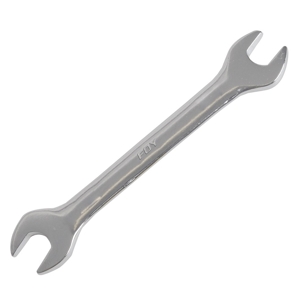 Llave española pulido espejo en pulgadas, 9/16" x 5/8" Foy