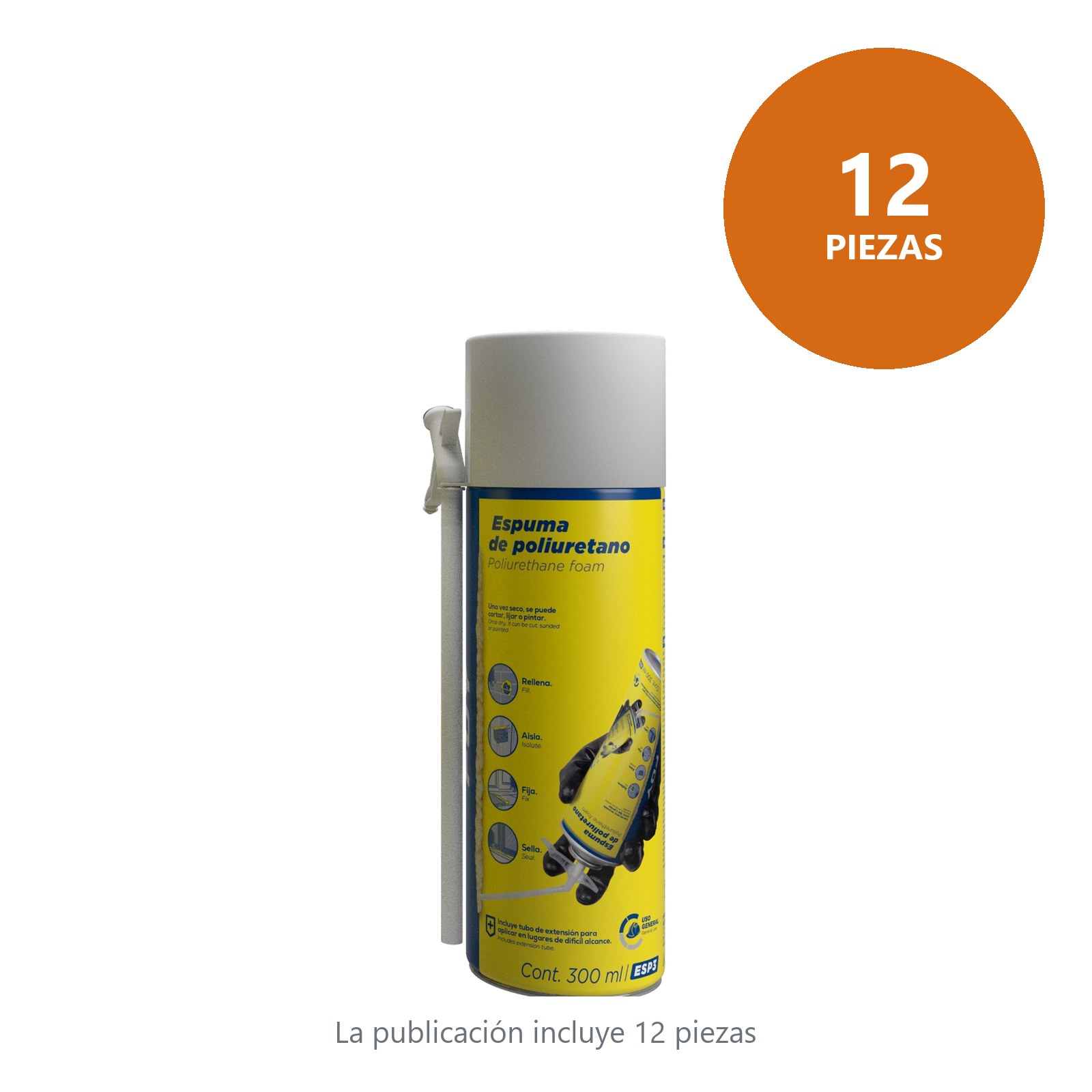Espuma de poliuretano 300 ml Foy - Imagen 2