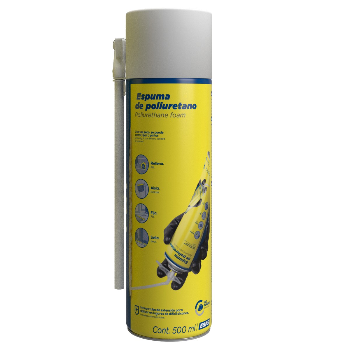 Espuma de poliuretano 500 ml Foy