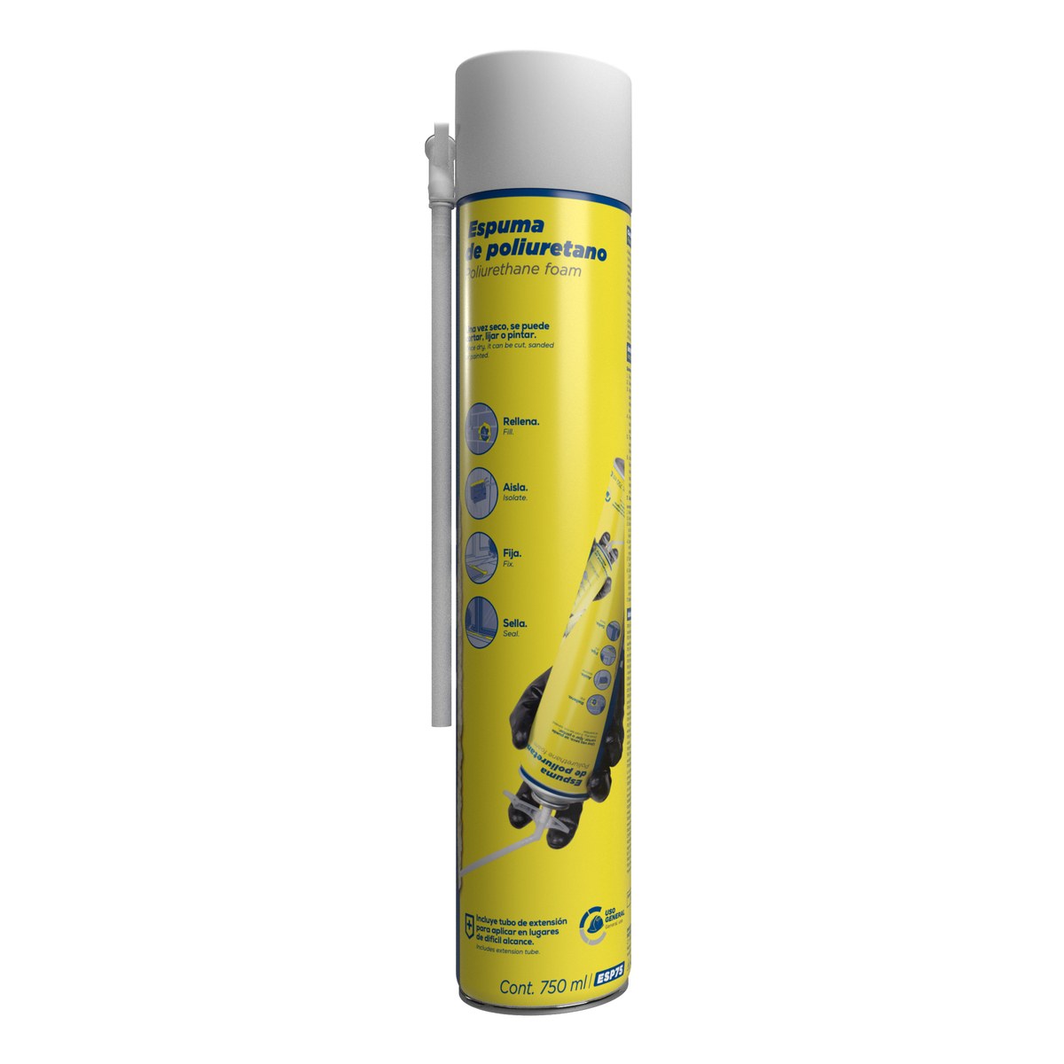 Espuma de poliuretano 750 ml Foy