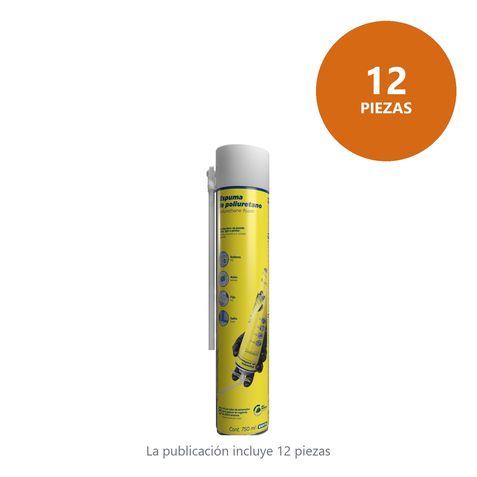 Espuma de poliuretano 750 ml Foy - Imagen 2