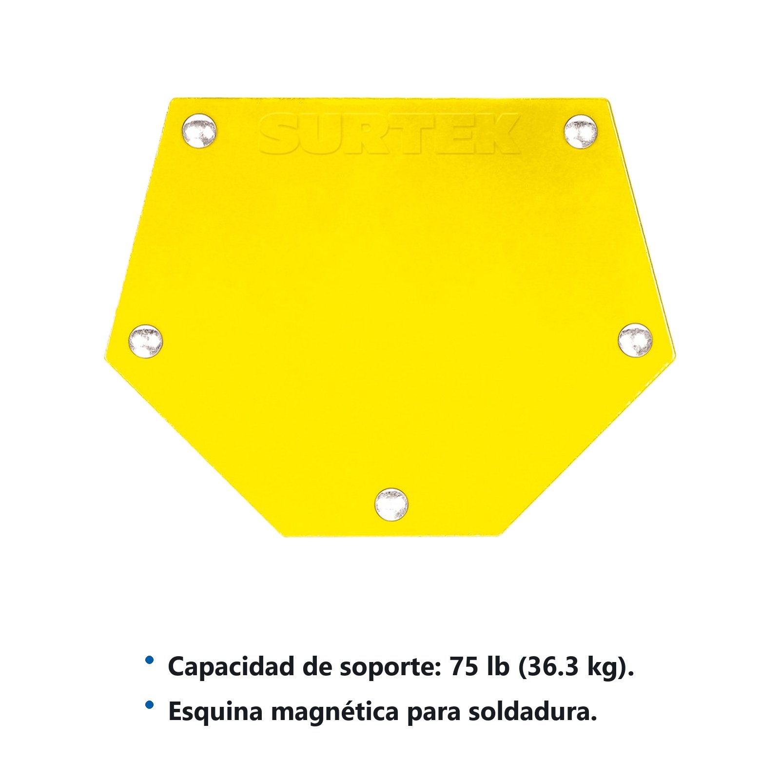 Esquina magnética para soldar multiangular 4", 75 lb Surtek - Imagen 2