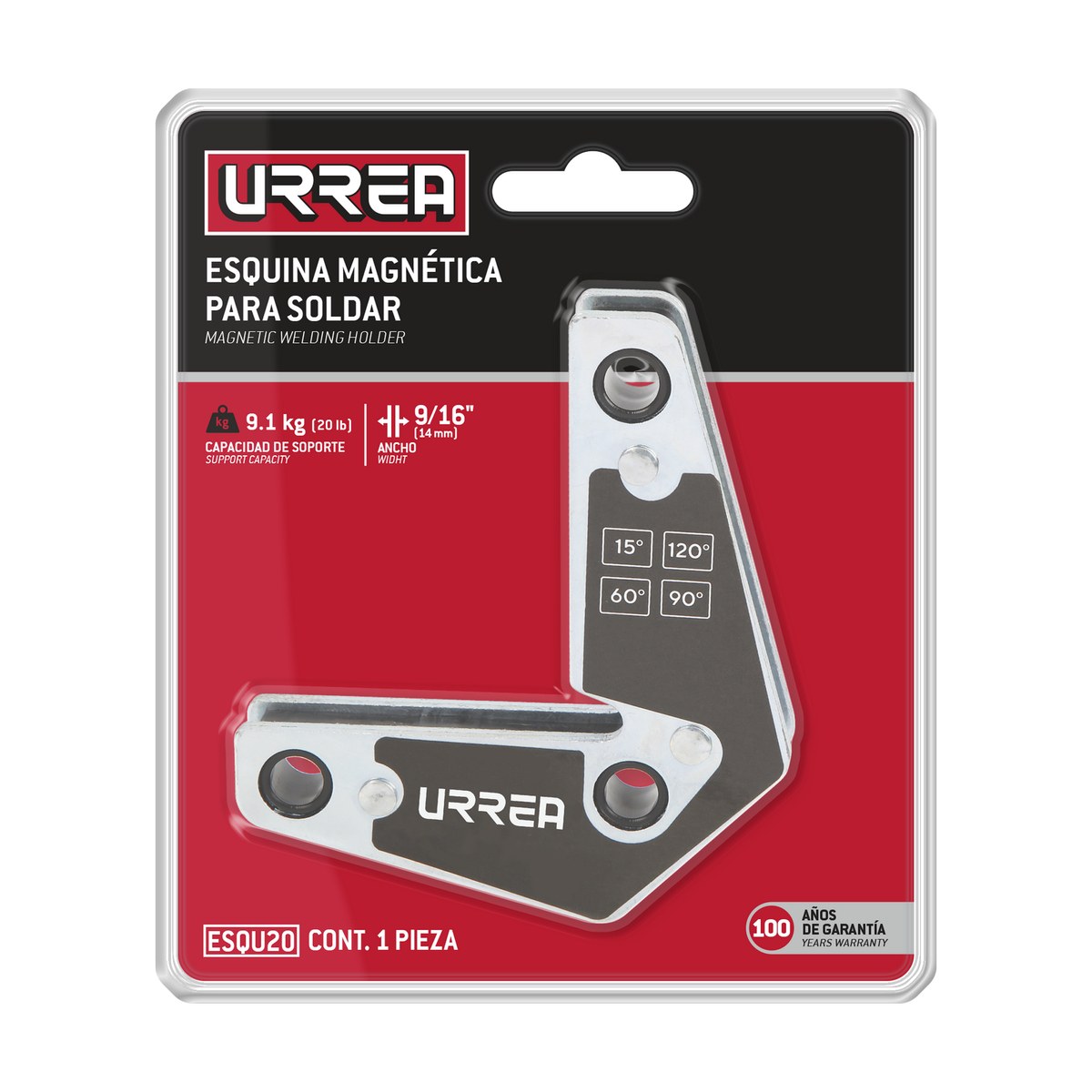 Esquina magnética para soldar multiangular 1-1/2", 20 lb Urrea - Imagen 4