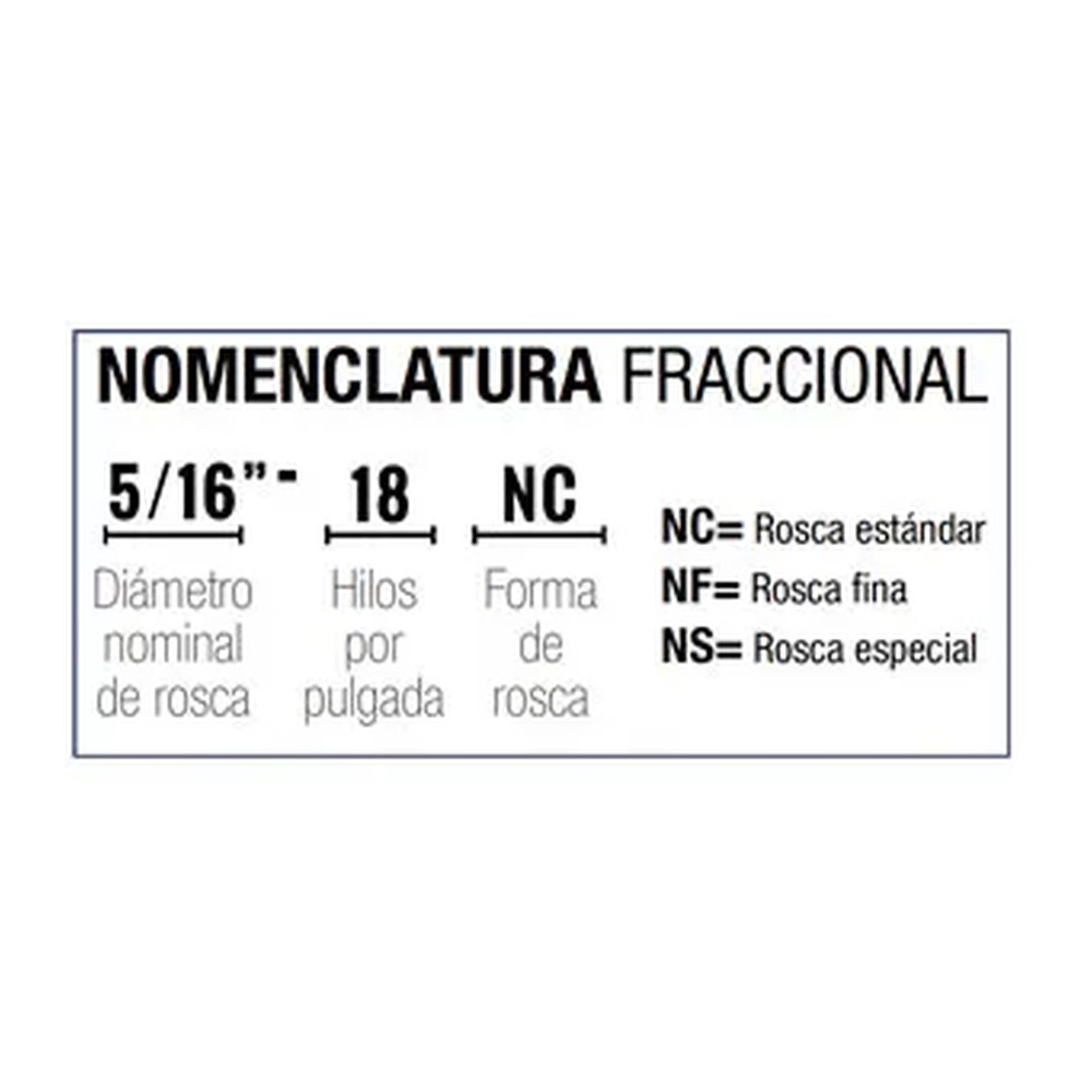 JUEGO 3 MACHUELOS AAC 5/16"-18 NC - Imagen 4
