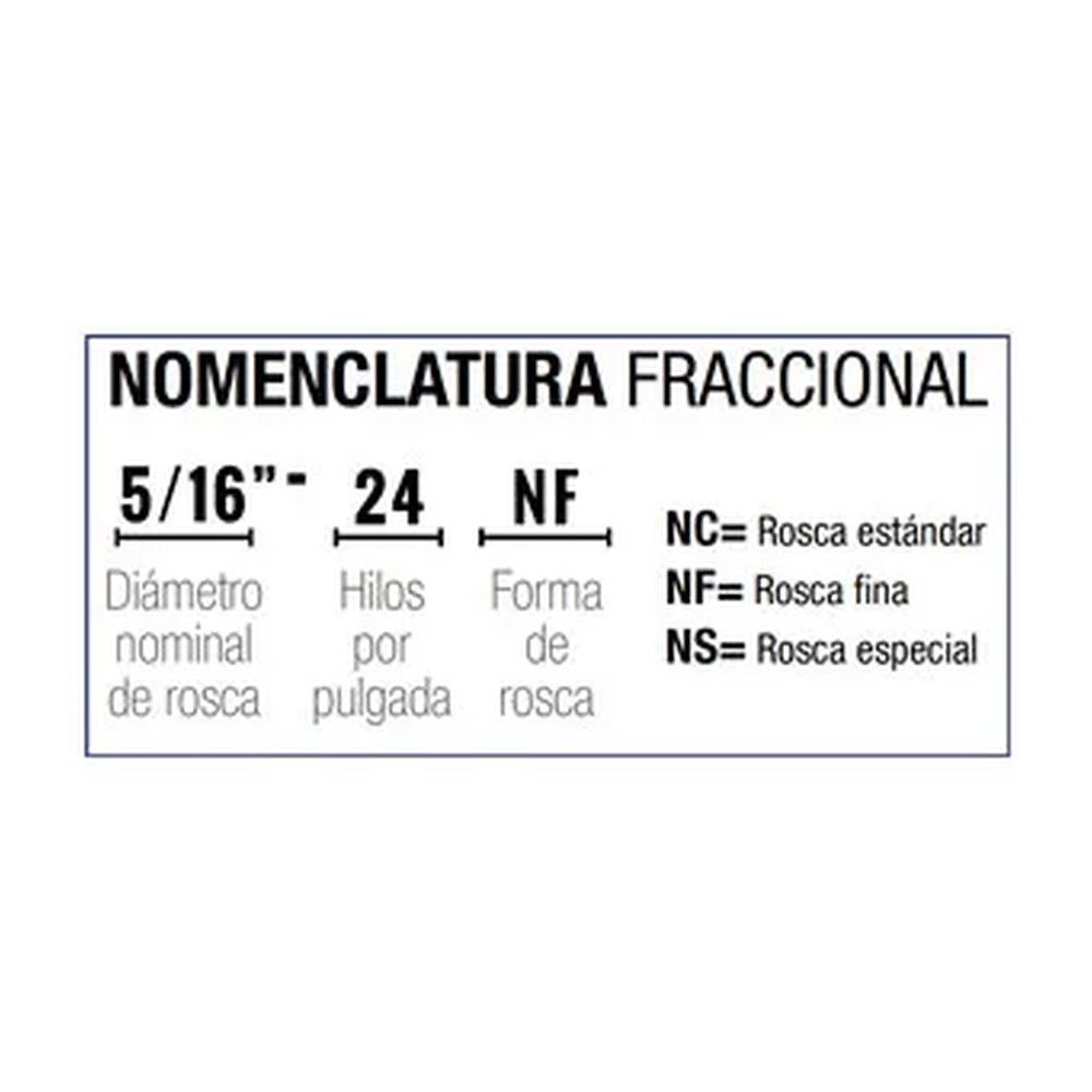 JUEGO 3 MACHUELOS AAC 5/16"-24 NF - Imagen 4
