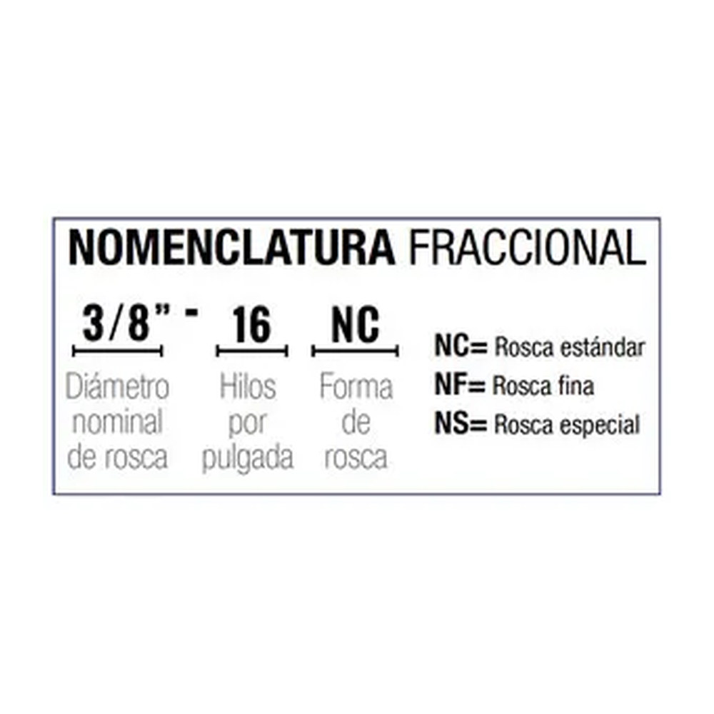 JUEGO 3 MACHUELOS AAC 3/8"-16 NC - Imagen 4
